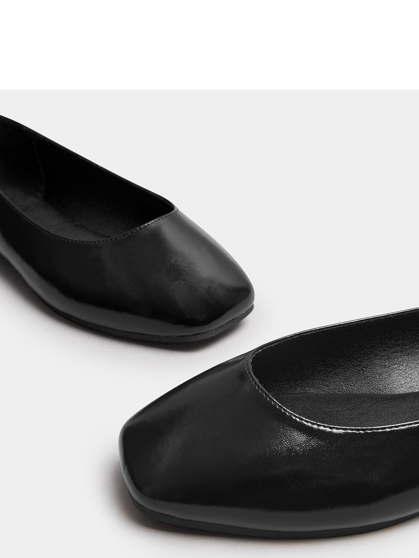 yours-wide-fit-square-toe-ballet-pump-blackoutfit