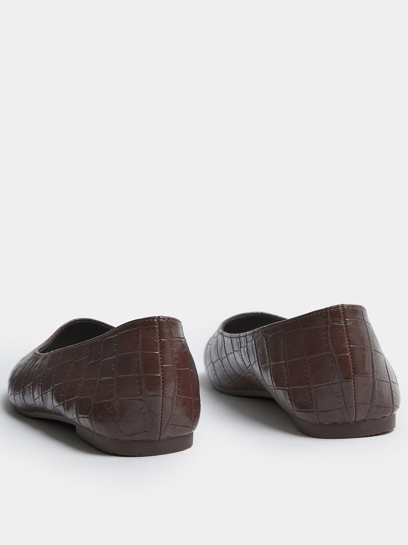 yours-wide-fit-square-toe-ballet-pump-brownback