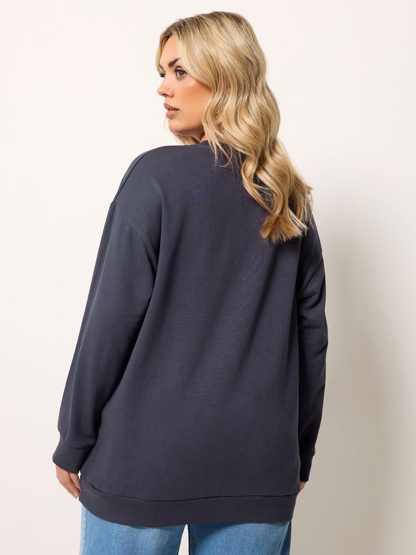 Image 2 of 5 of Yours Curve Sun &amp; Moon Sweatshirt