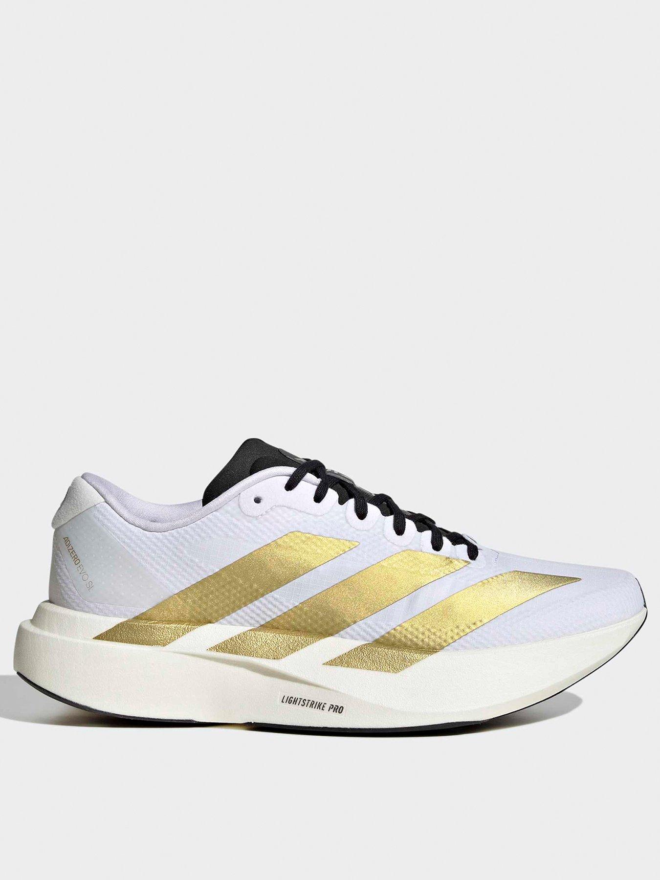 adidas Mens Running Adizero Evo Sl Woven Trainers - White