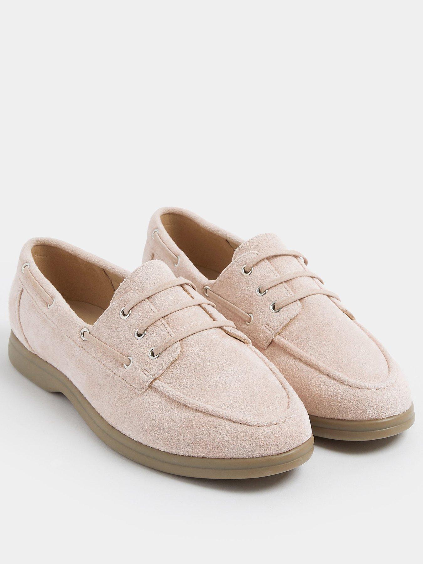 yours-extra-wide-fit-flexi-boat-shoes-creamstillFront