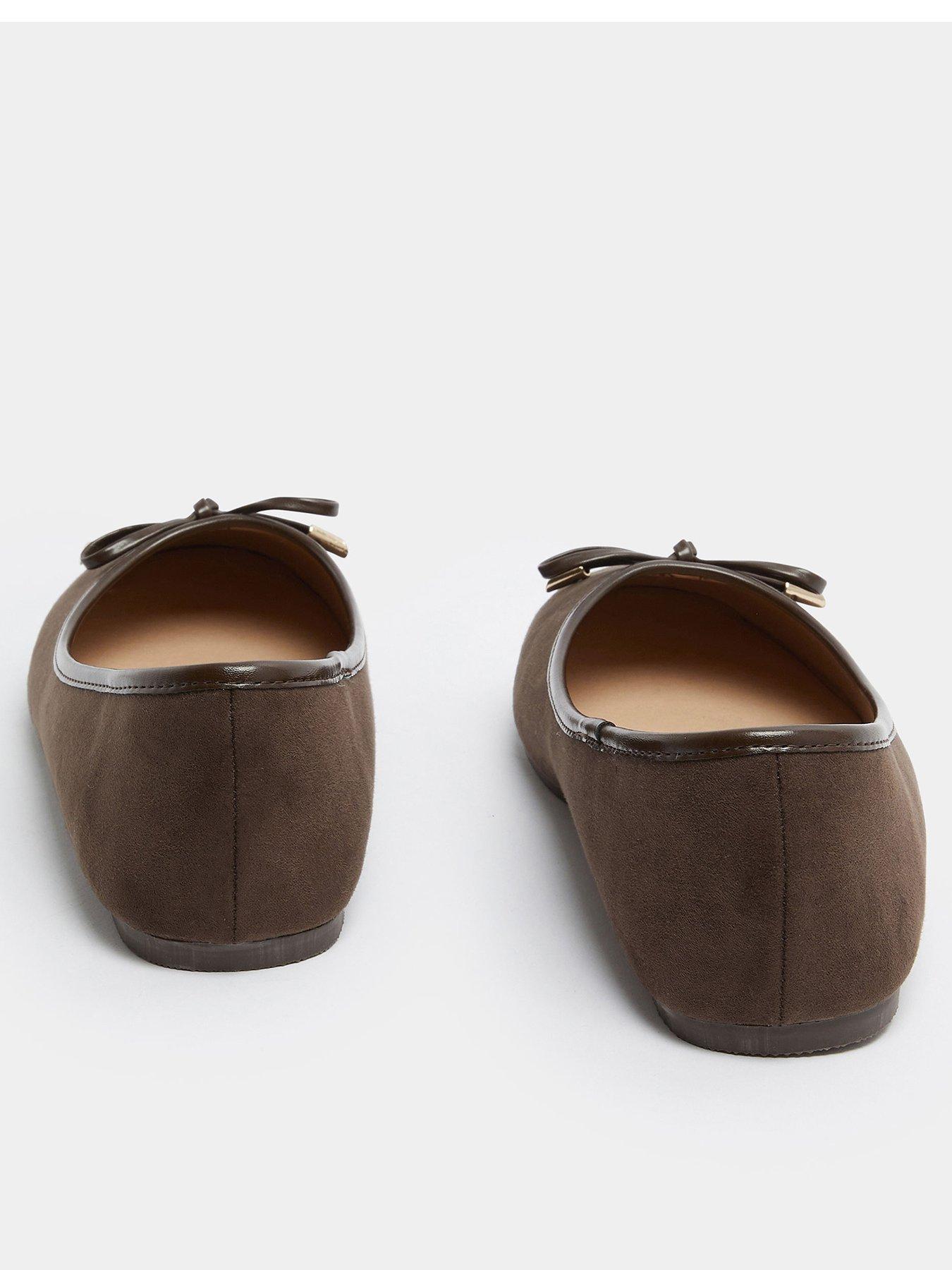 long-tall-sally-suedette-ballet-flat-shoes-brownback