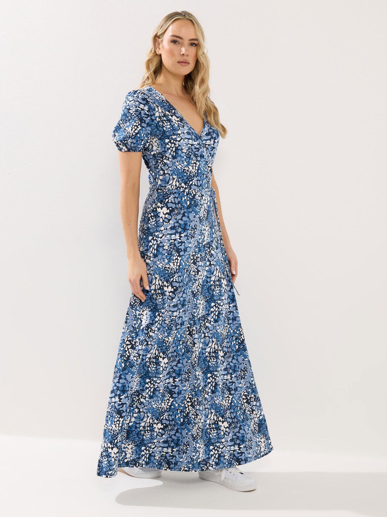 long-tall-sally-abstract-wrap-maxi-dress-bluefront
