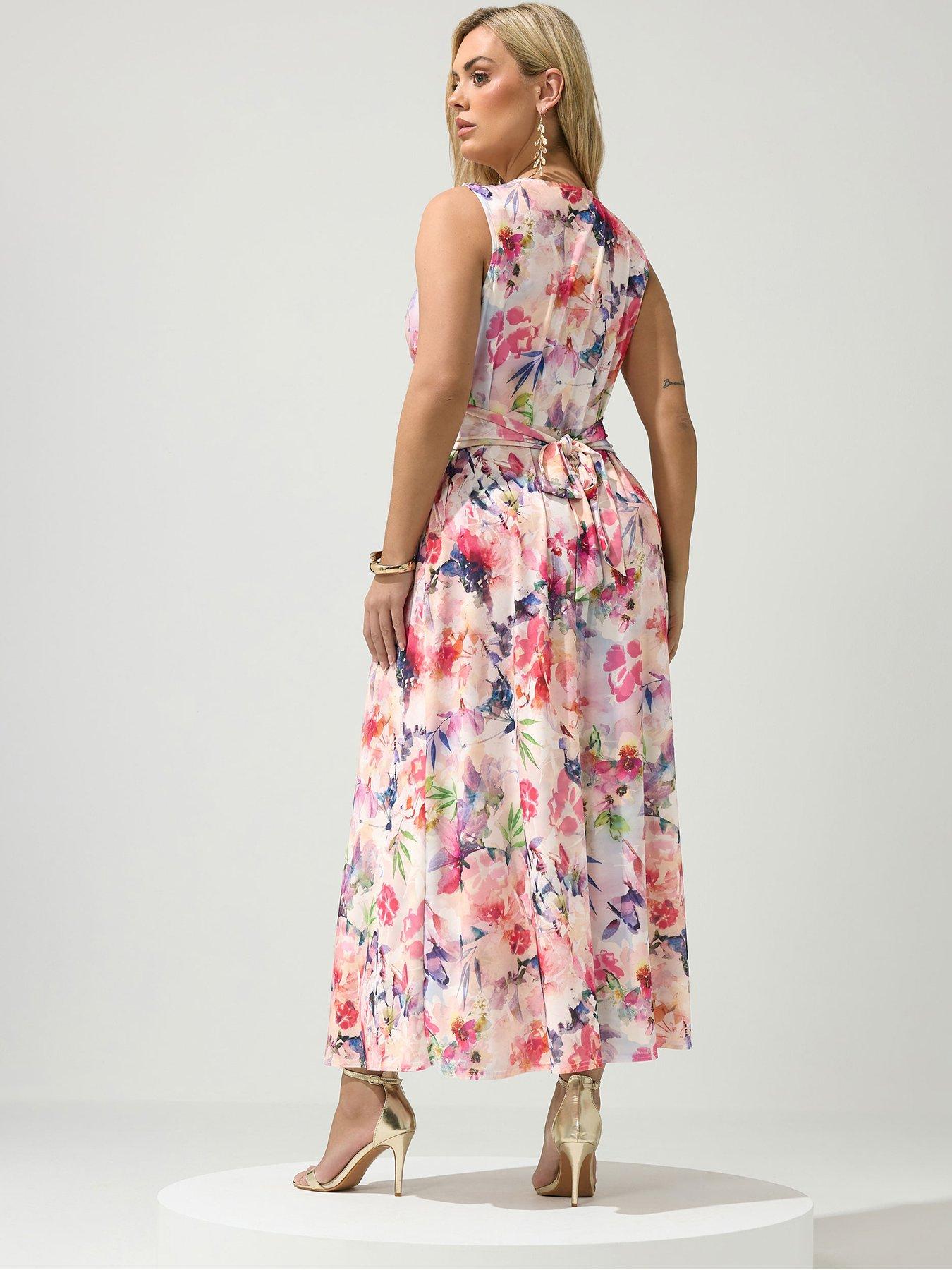 yours-curve-knot-front-sleeveless-maxi-dress-whitestillFront