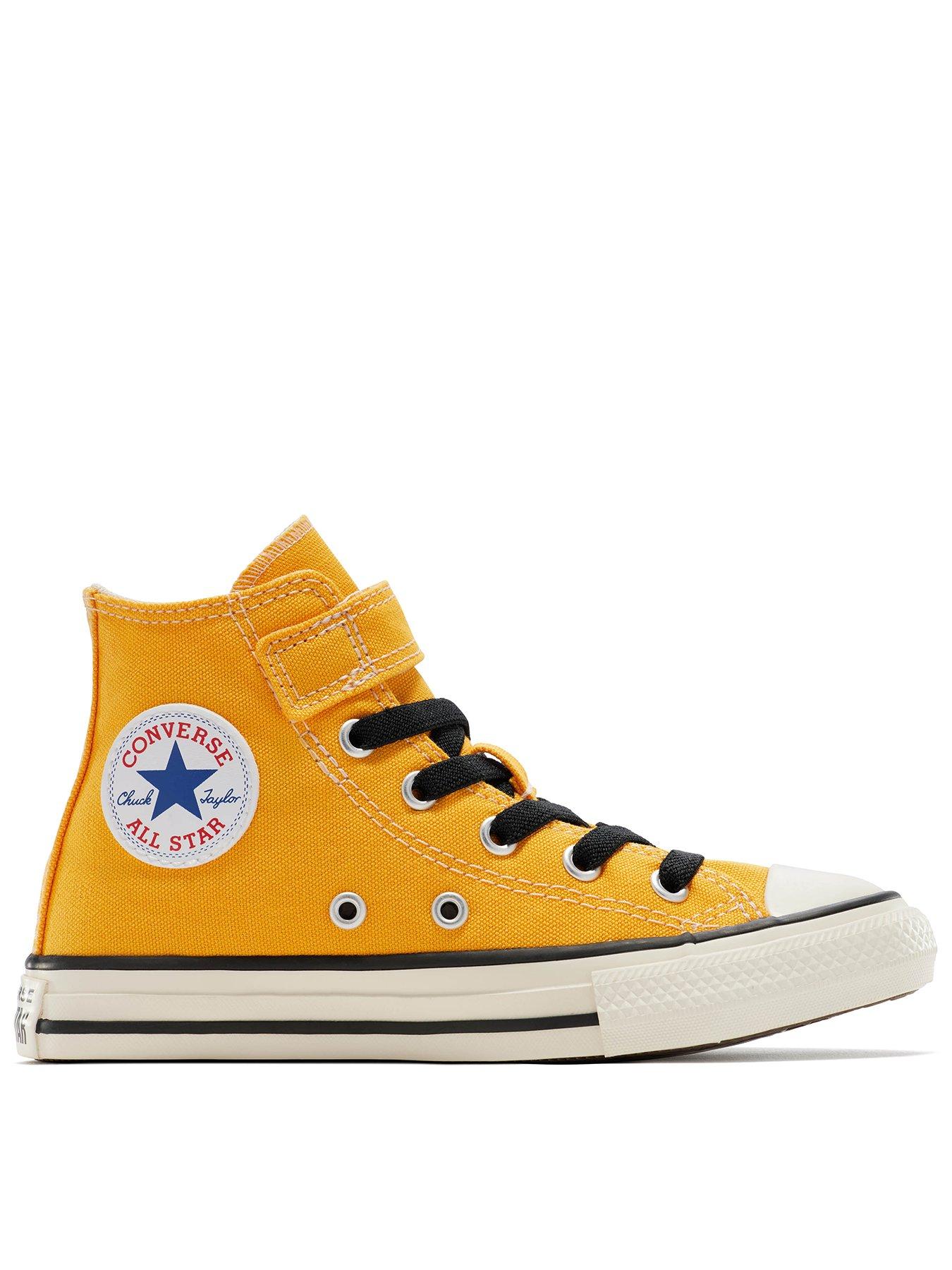 Image 1 of 1 of Converse Kids Chuck Taylor All Star 1V High Top - Yellow