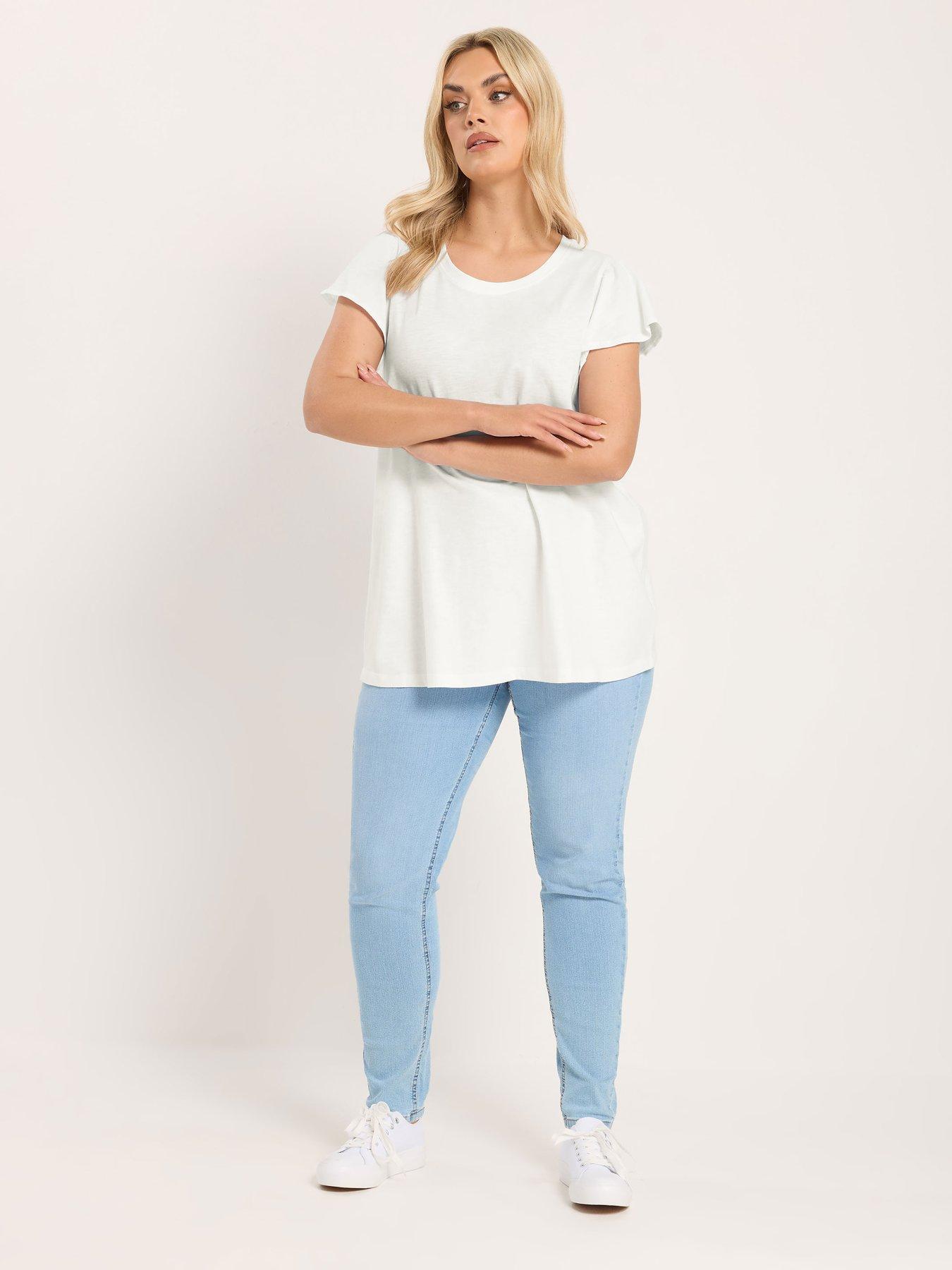yours-curve-frill-sleeve-t-shirtback