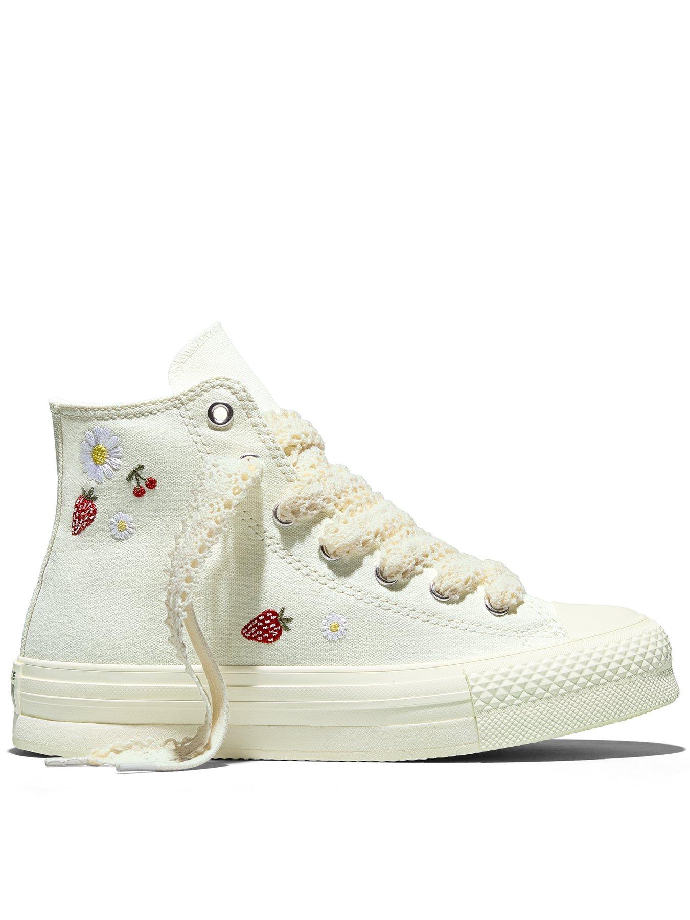 Converse Kids Chuck Taylor All Star Eva Lift High Top - Cream