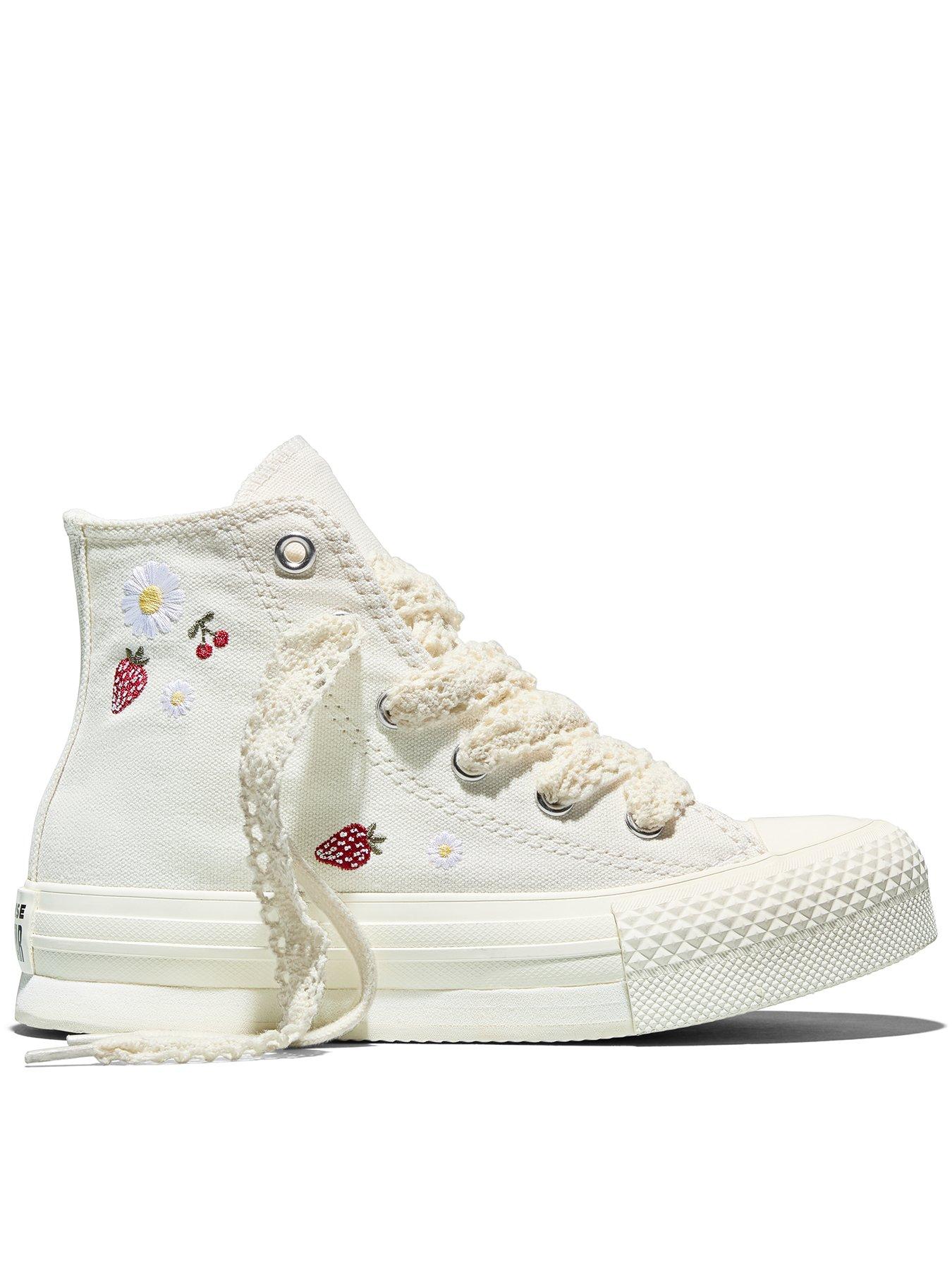 Converse Kids Chuck Taylor All Star Eva Lift High Top - Cream