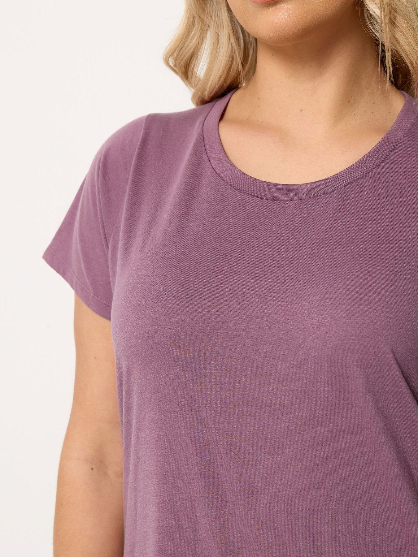 yours-curve-3-pack-short-sleeve-basic-t-shirts-multidetail