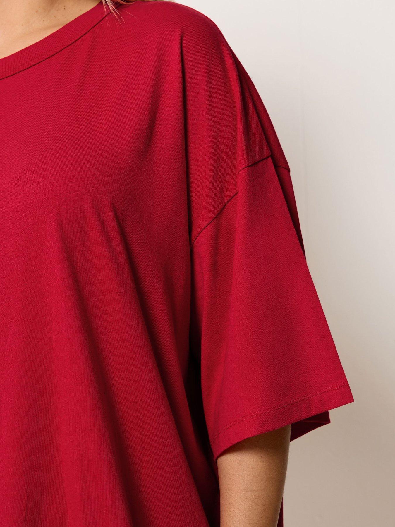 yours-curve-boxy-t-shirt-redoutfit