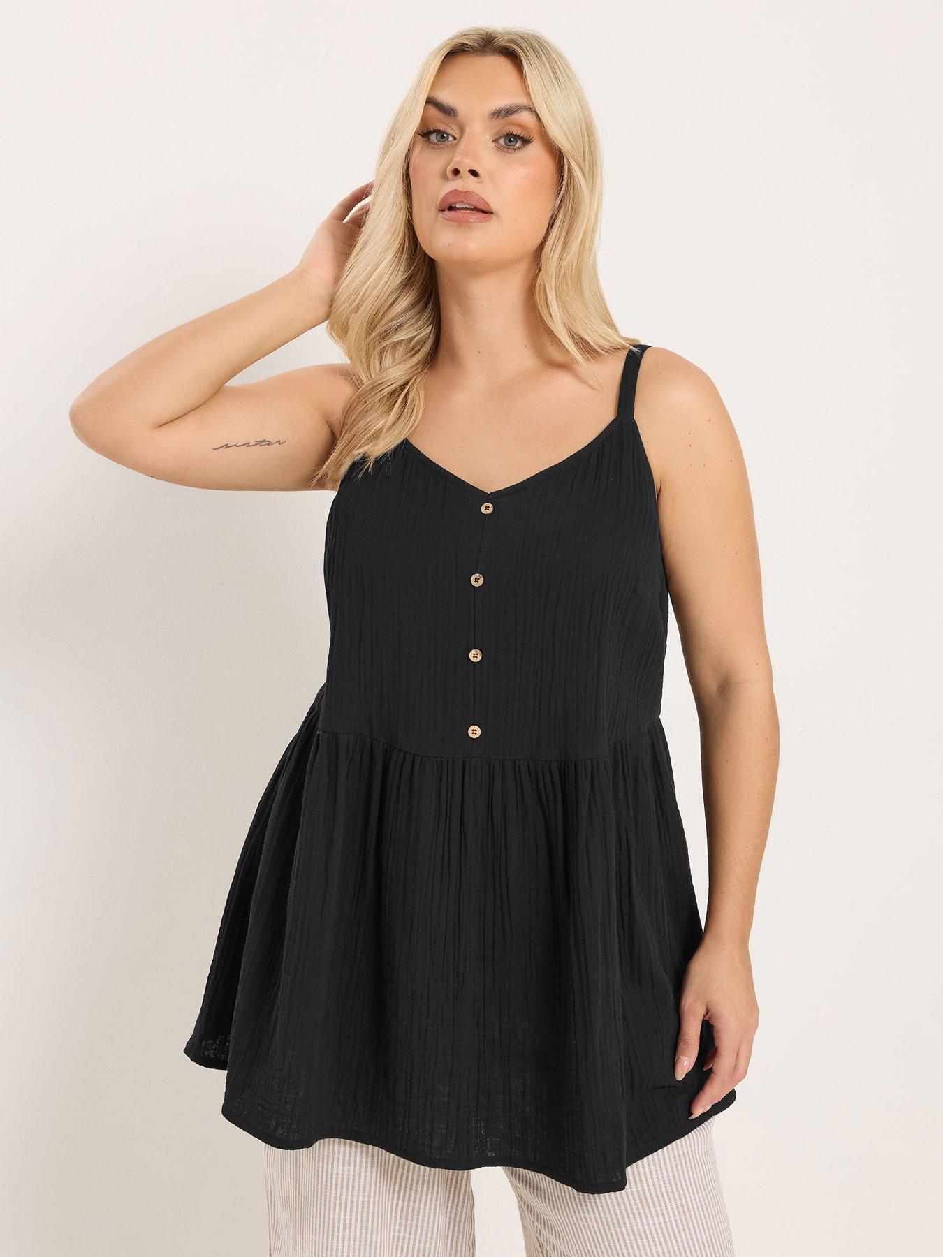 Yours Curve Cheesecloth Smock Cami
