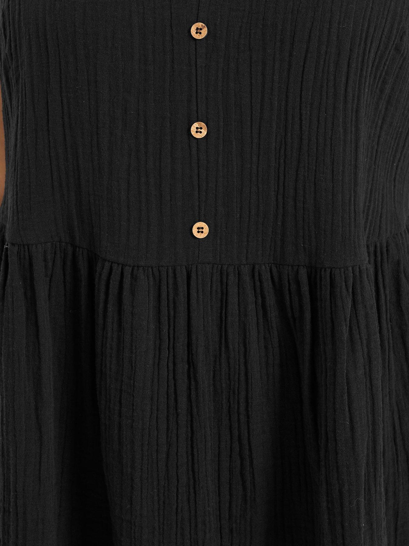 Image 4 of 5 of Yours Curve Cheesecloth Smock Cami
