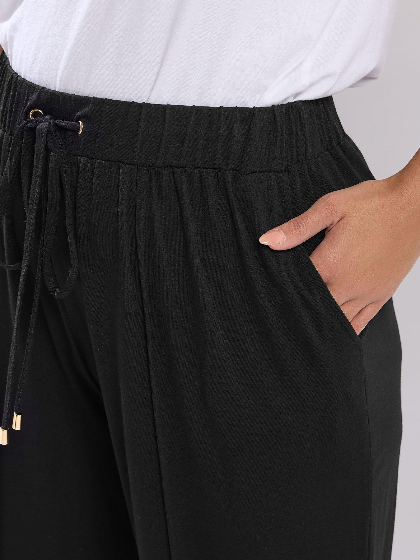 yours-curve-new-style-harem-joggers-blackoutfit