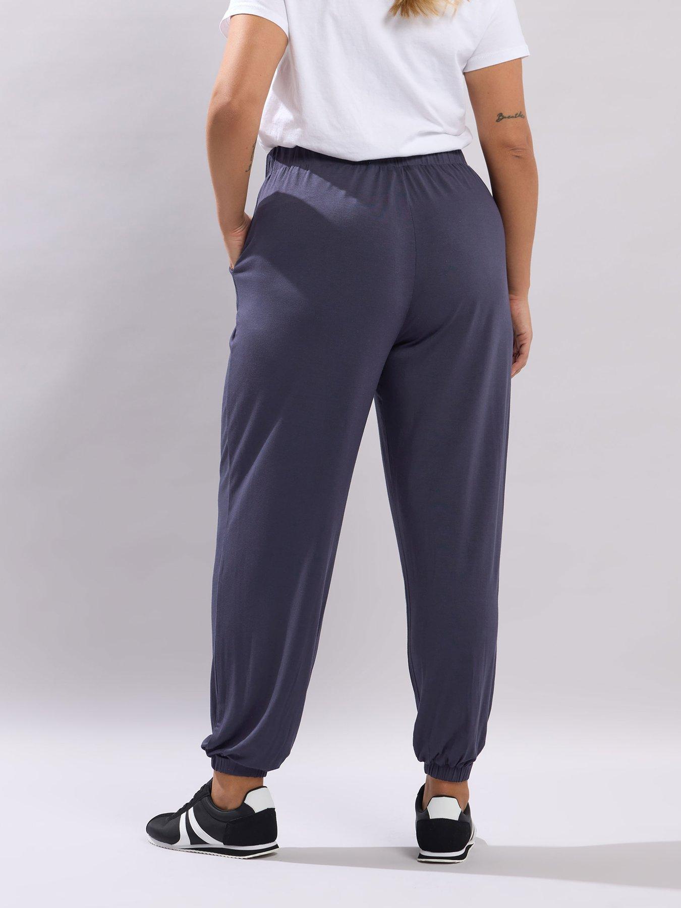 yours-curve-new-style-harem-joggers-bluestillFront