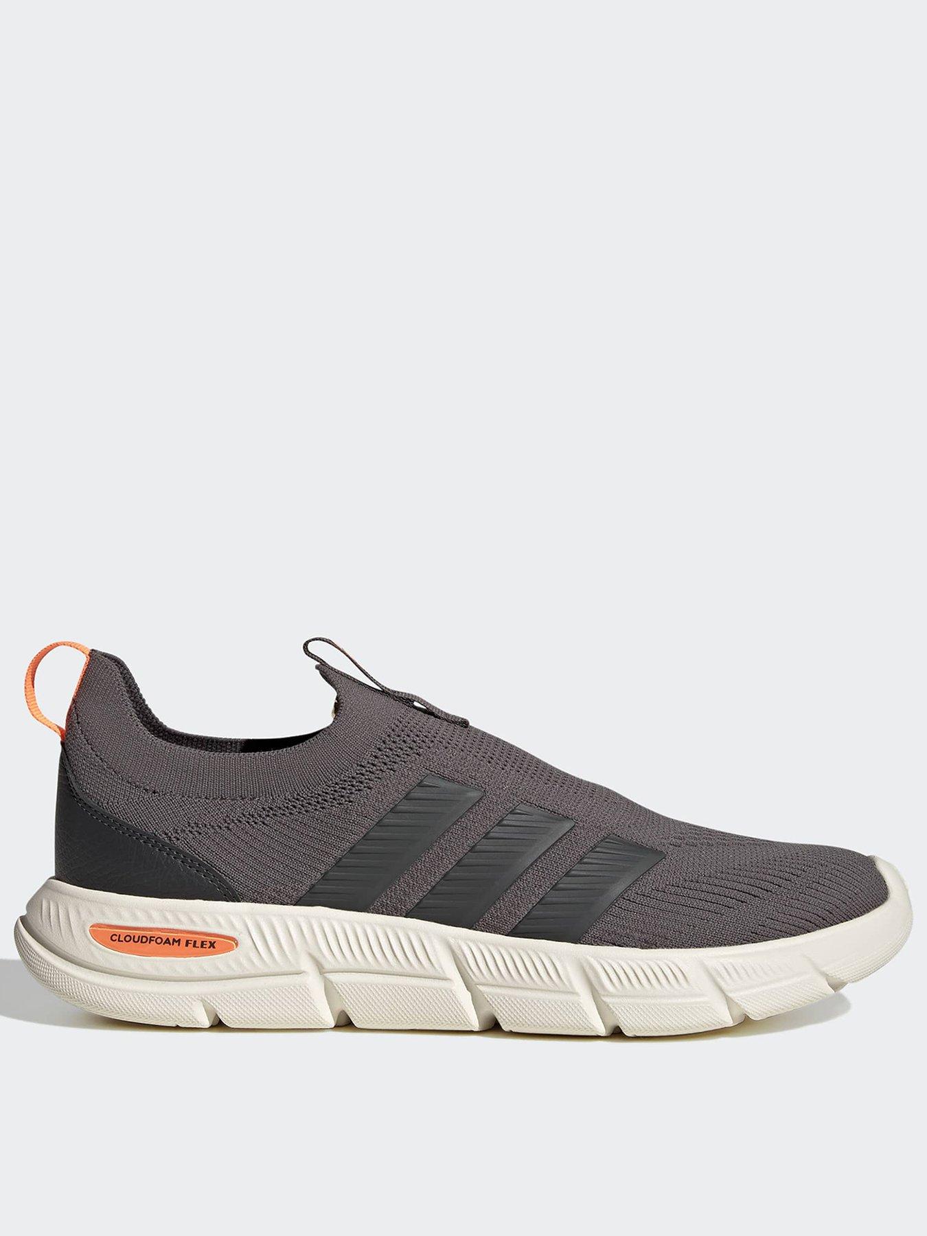 adidas Sportswear Mens Cloudfoam Flex Sock Trainers - Brown