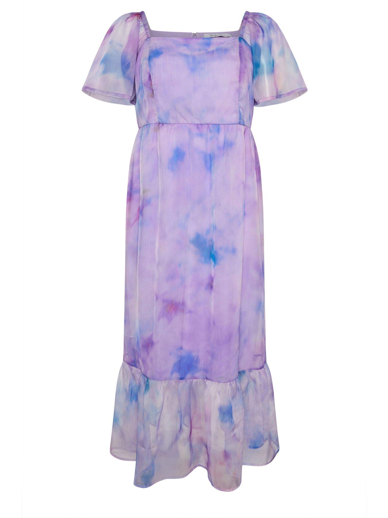 yours-curve-abstract-organza-dress-purpledetail