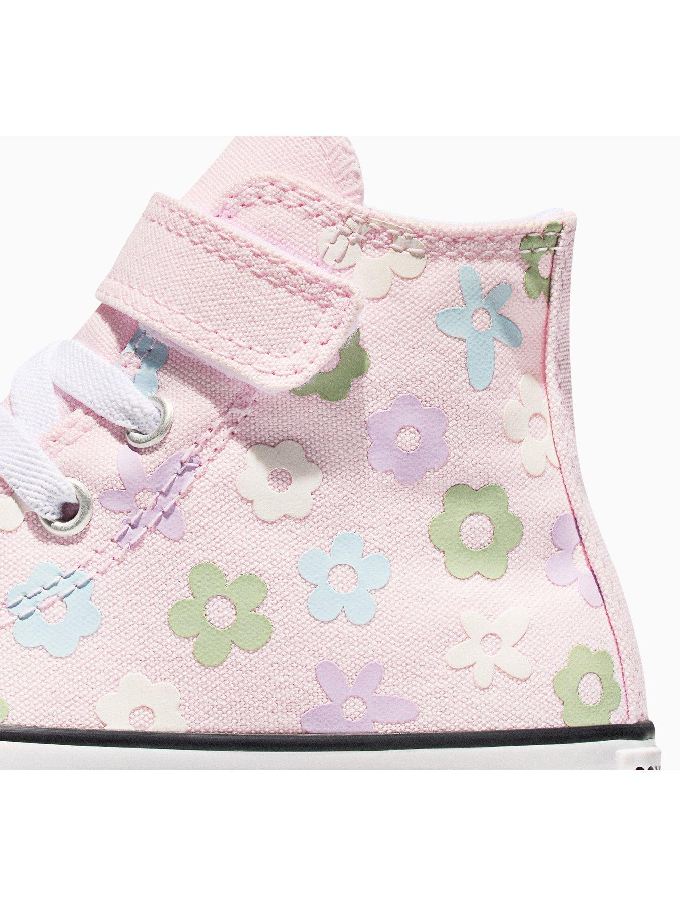 Image 6 of 6 of Converse Kids Chuck Taylor All Star 1V High Top - Pink