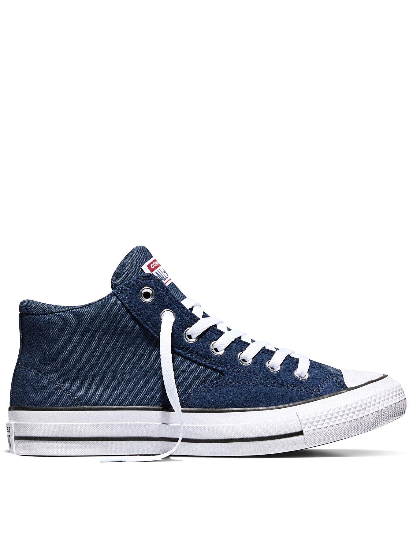 Image 1 of 6 of Converse Mens Chuck Taylor All Star Malden Street Mid - Navy