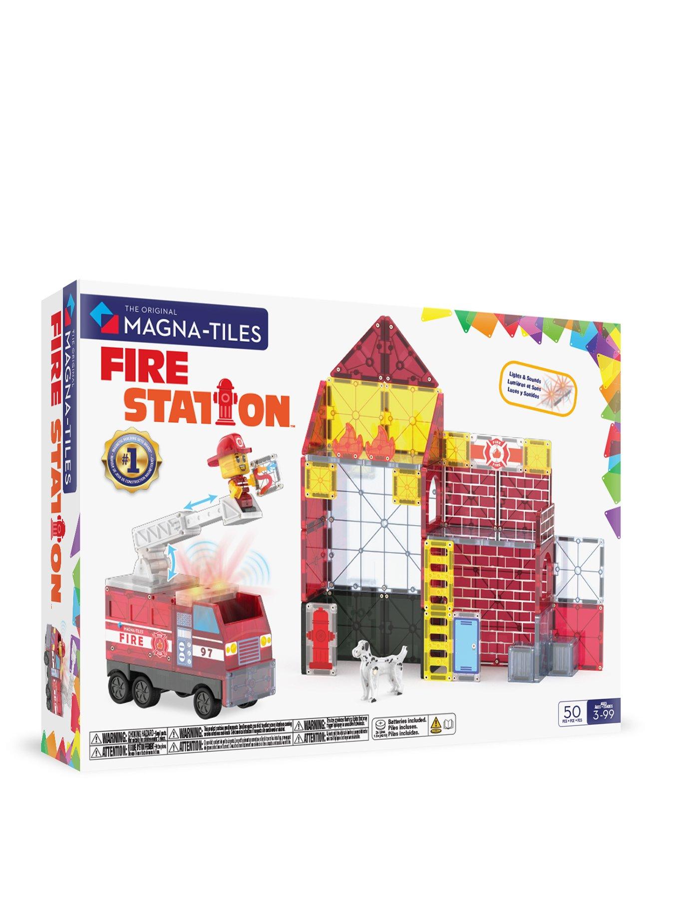 Image 1 of 8 of Magna-Tiles Fire Station