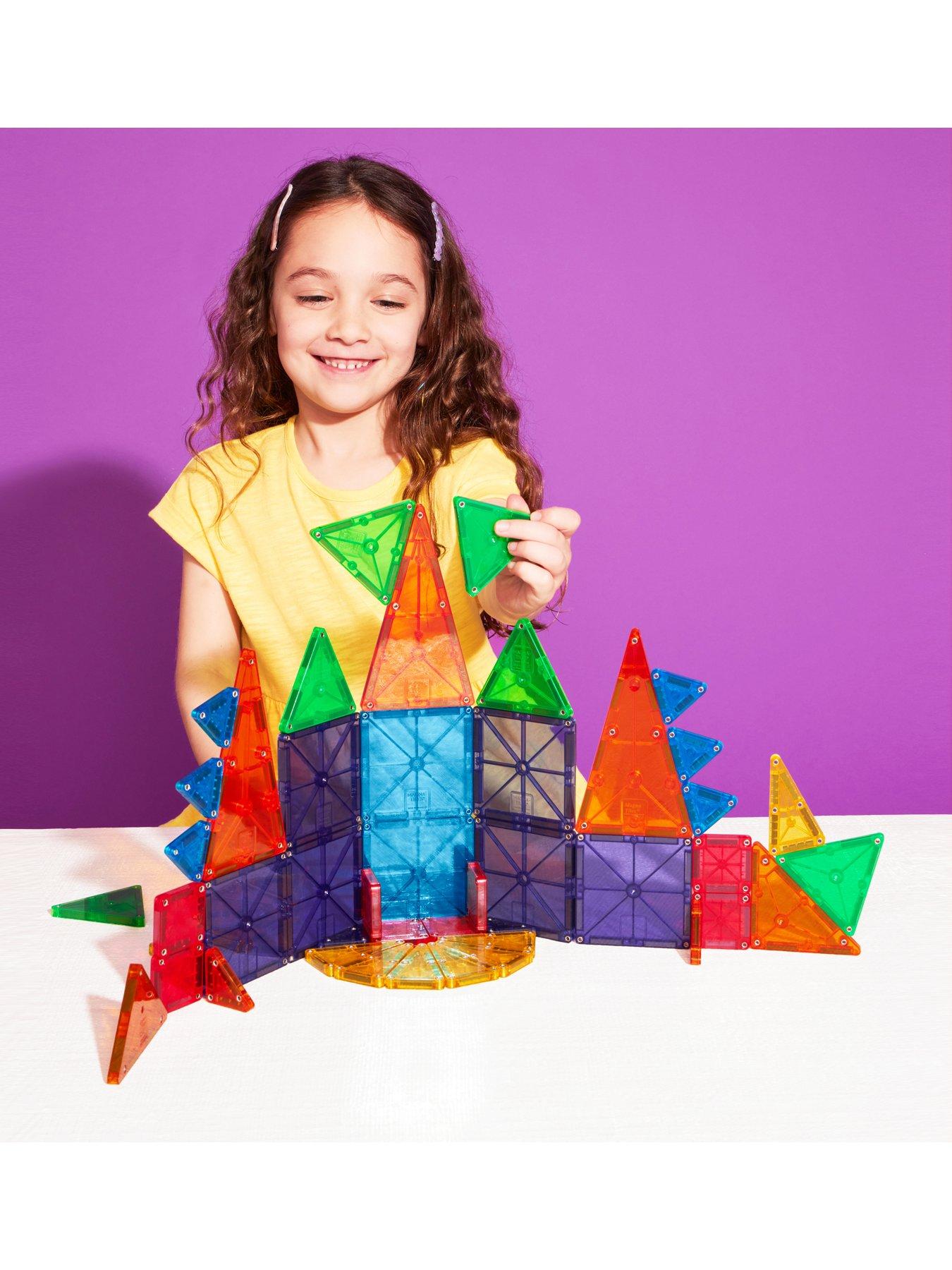 Image 3 of 7 of Magna-Tiles COMBO + microMAGS - 46pc.