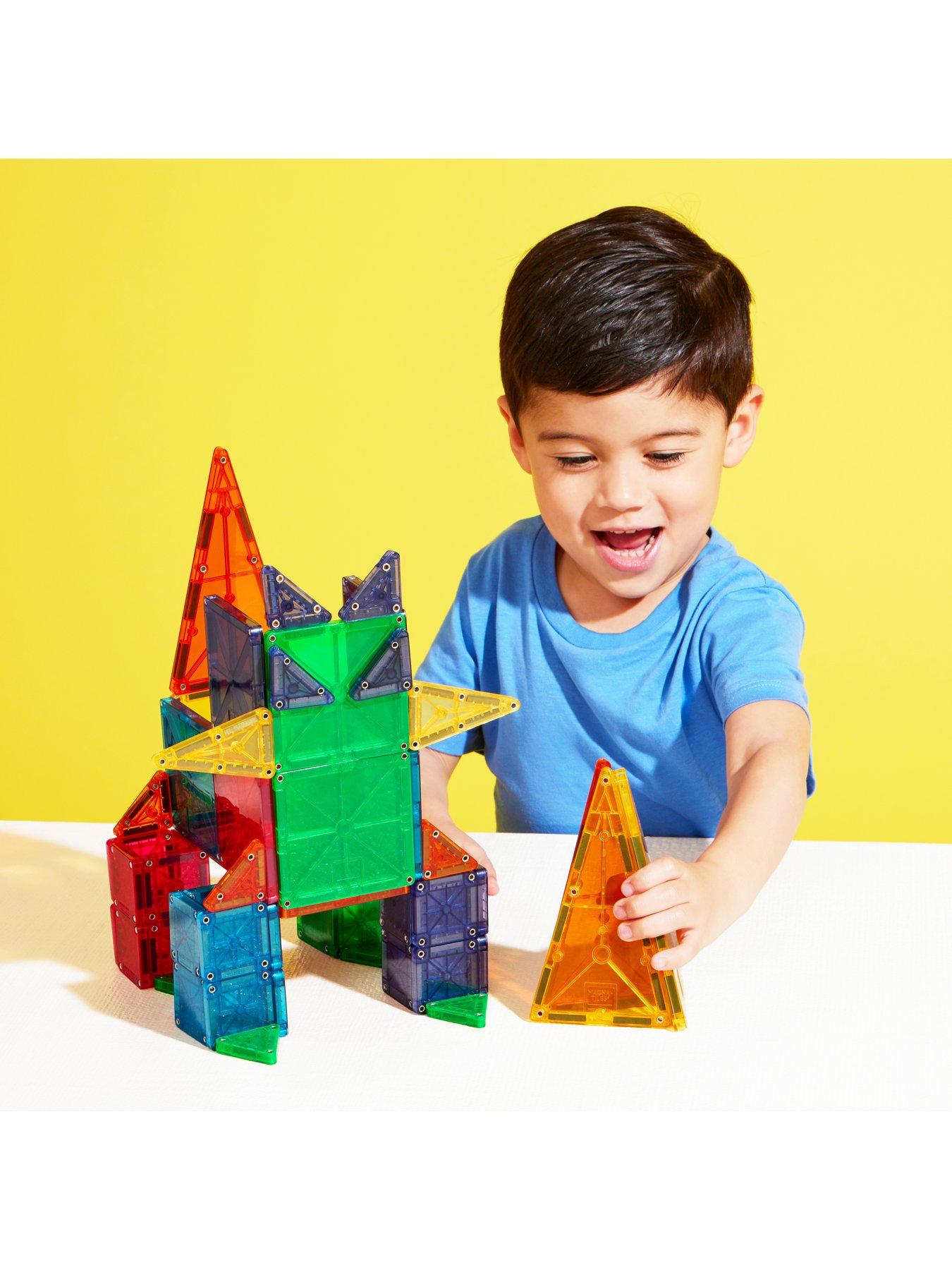 Image 5 of 7 of Magna-Tiles COMBO + microMAGS - 62pc.