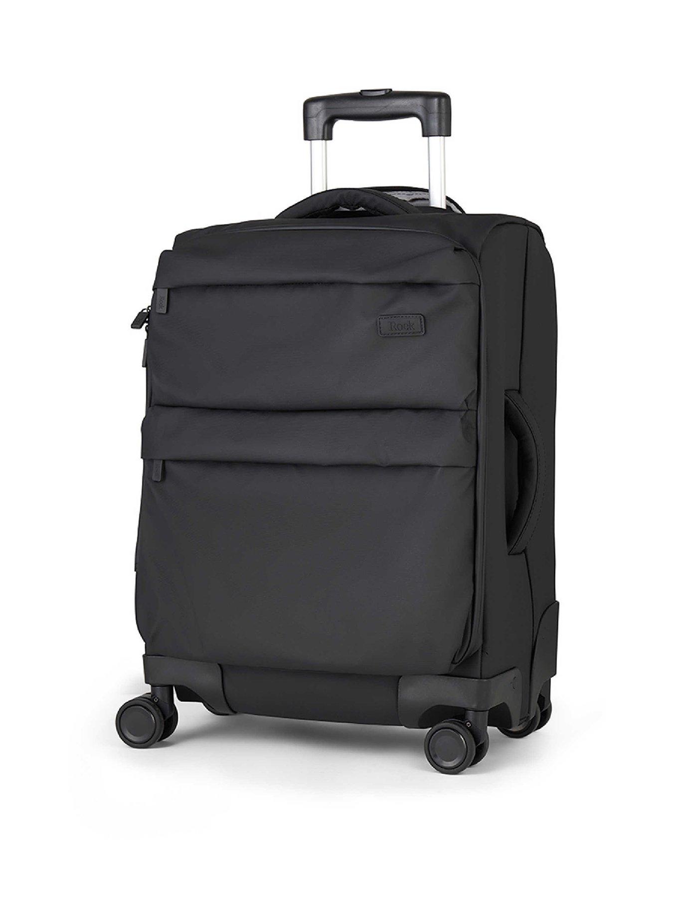 Image 1 of 5 of Rock Luggage Juniper Black Cabin Suitcase