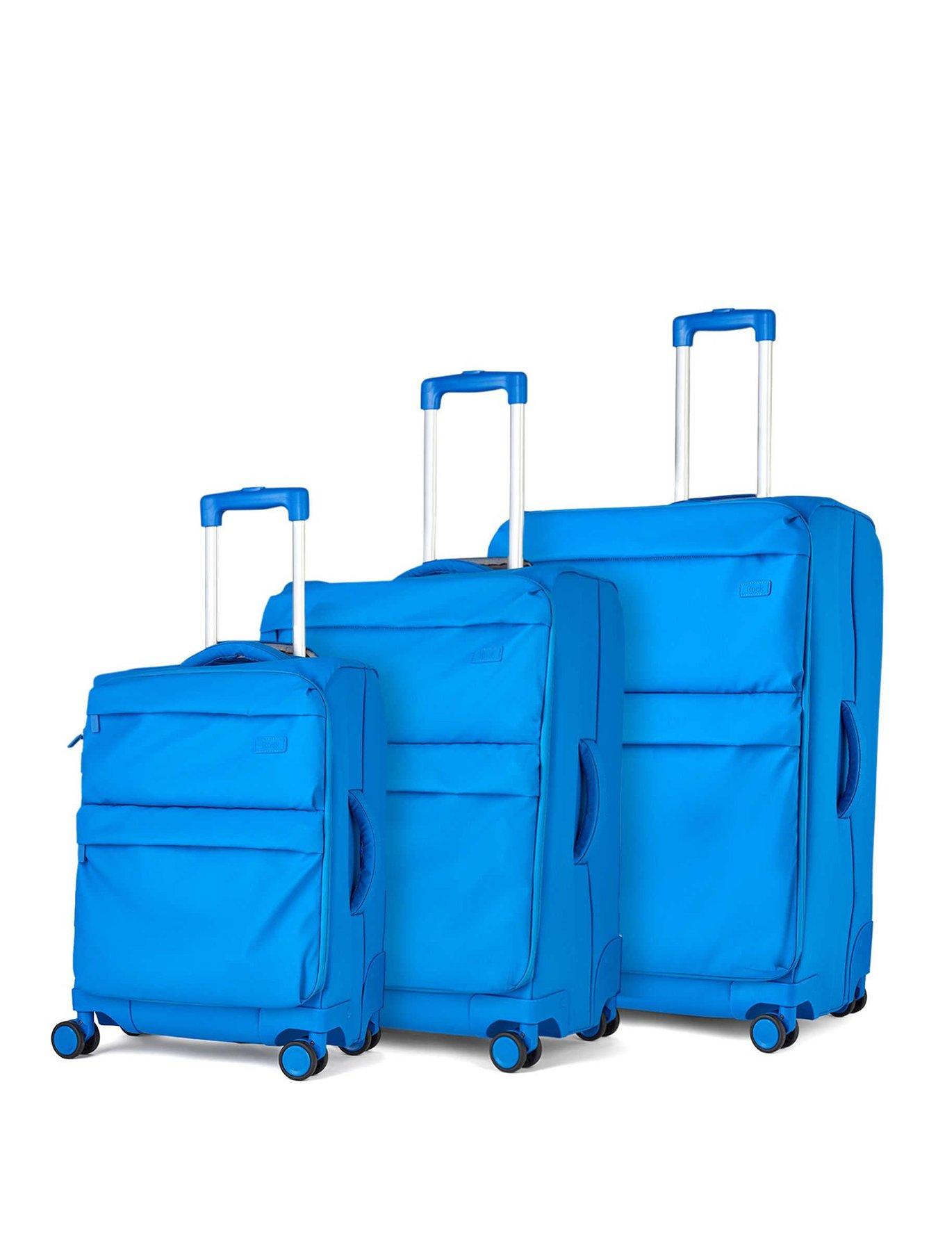 rock-luggage-juniper-blue-3pc-suitcase-setfront