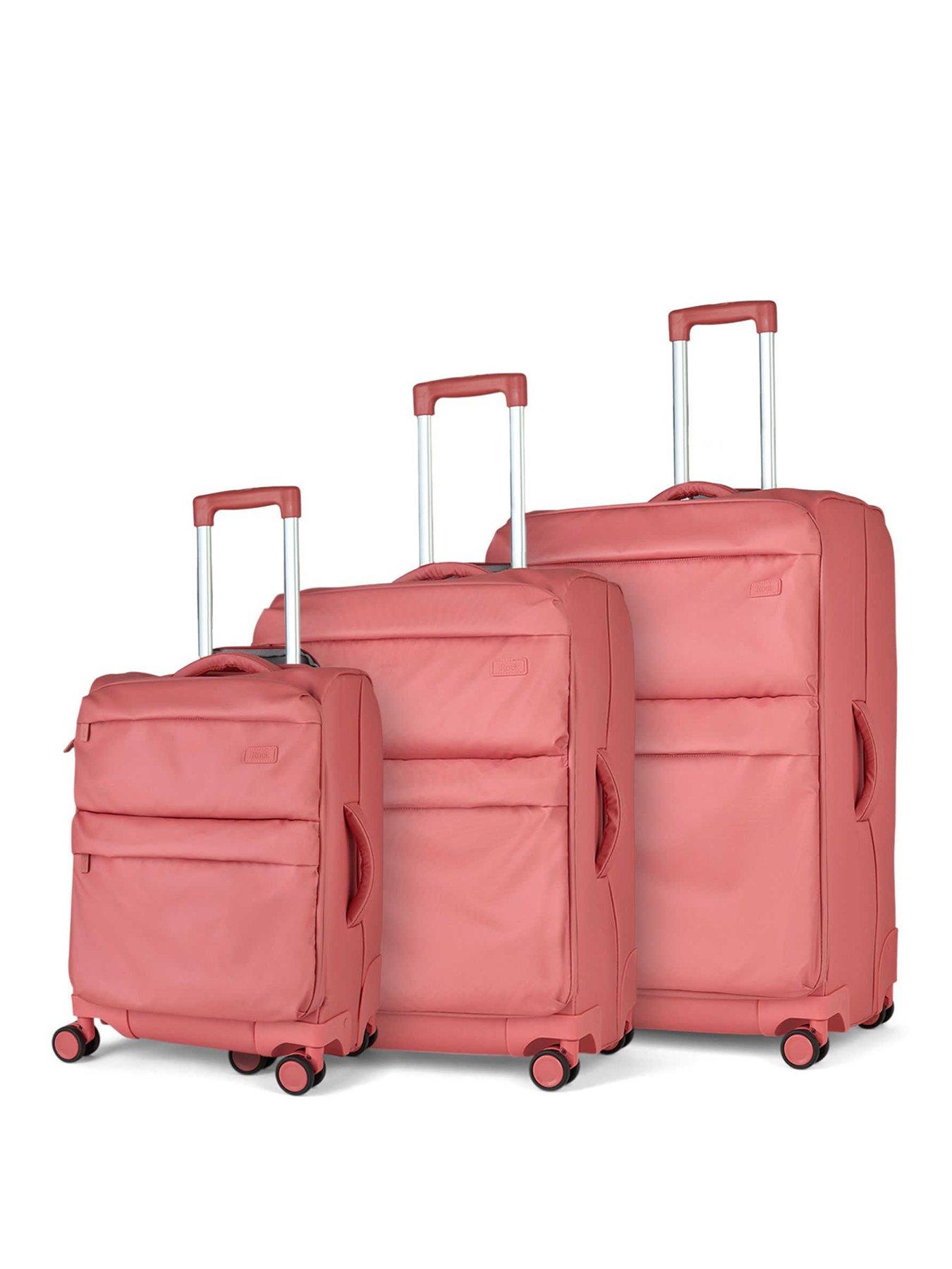 rock-luggage-juniper-coral-3pc-suitcase-setfront