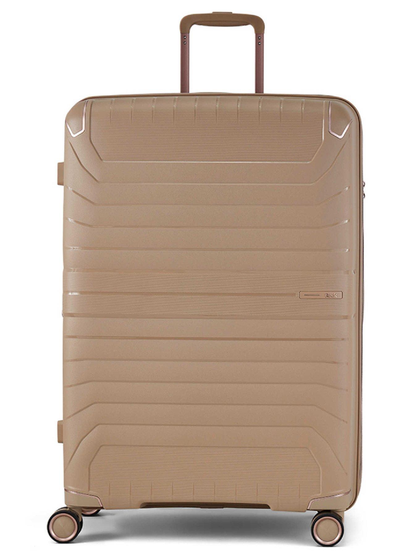 Image 2 of 6 of Rock Luggage Astrid Beige Large Suitcase