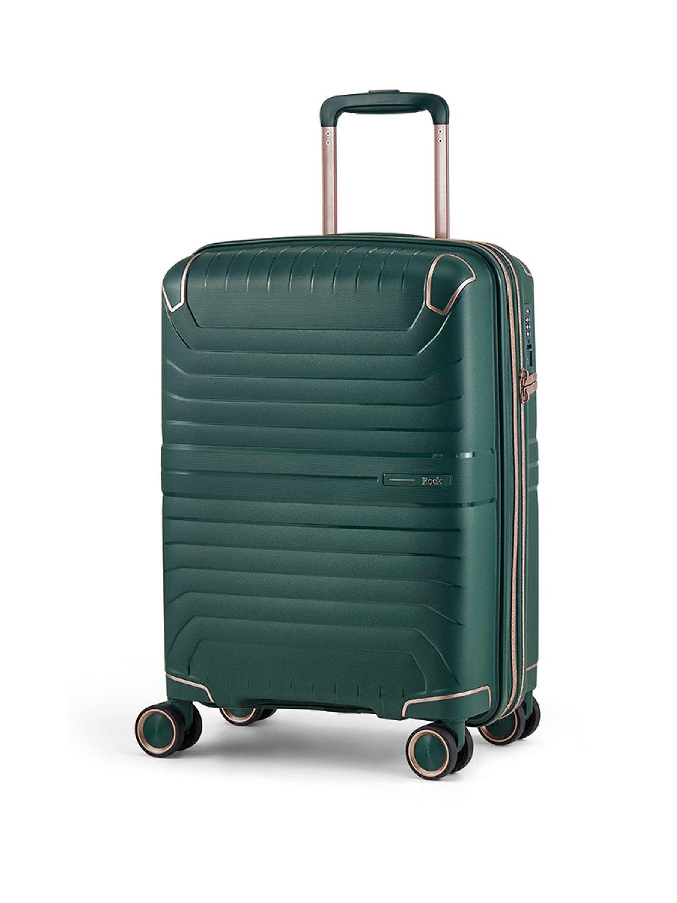 Rock Luggage Astrid Green Cabin Suitcase