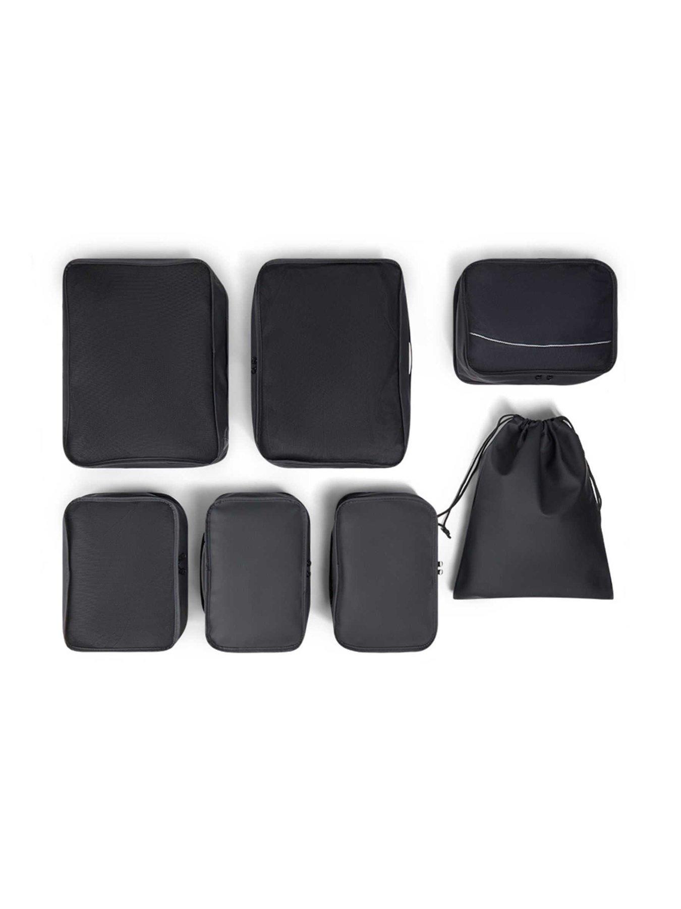 rock-luggage-packing-cubes-black-set-of-7stillFront