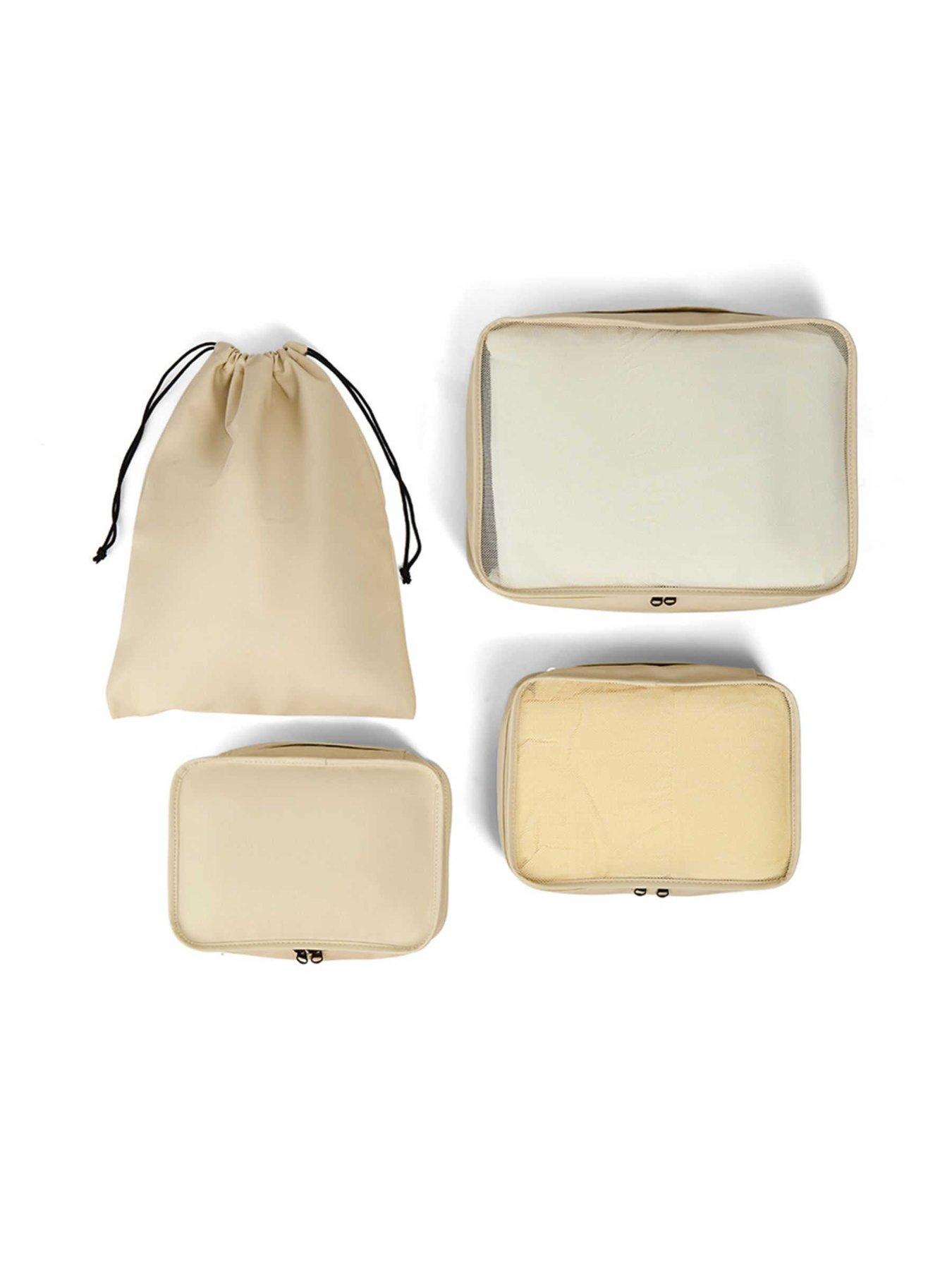 rock-luggage-packing-cubes-beige-set-of-4stillFront