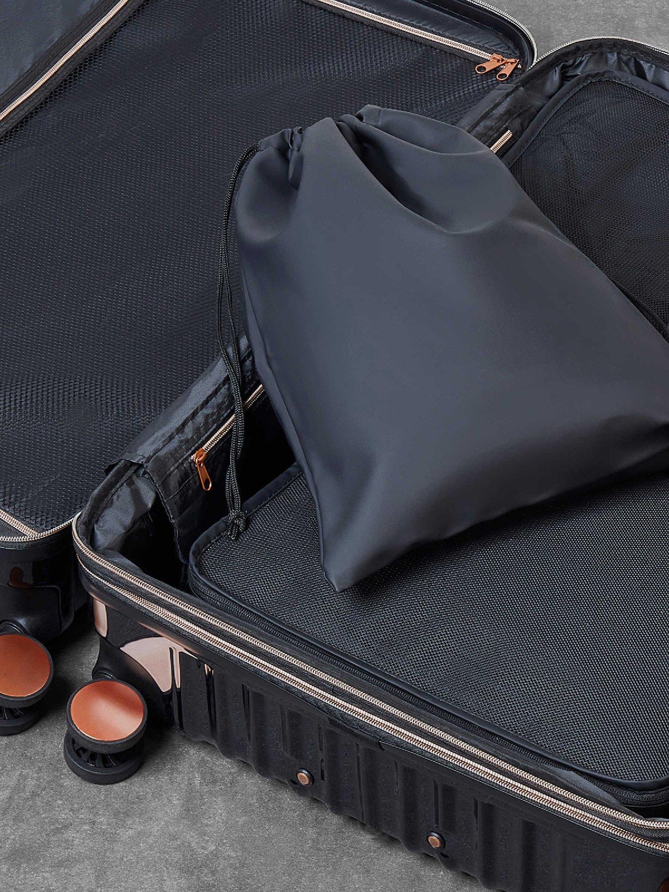 Image 4 of 6 of Rock Luggage Packing Cubes Black Set of 4