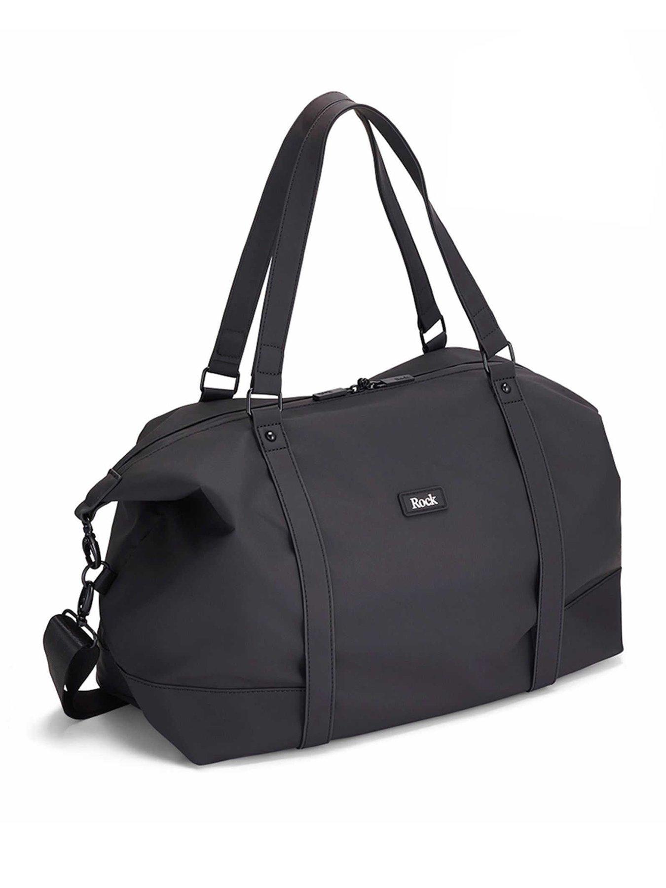 rock-luggage-harper-black-holdall-medium