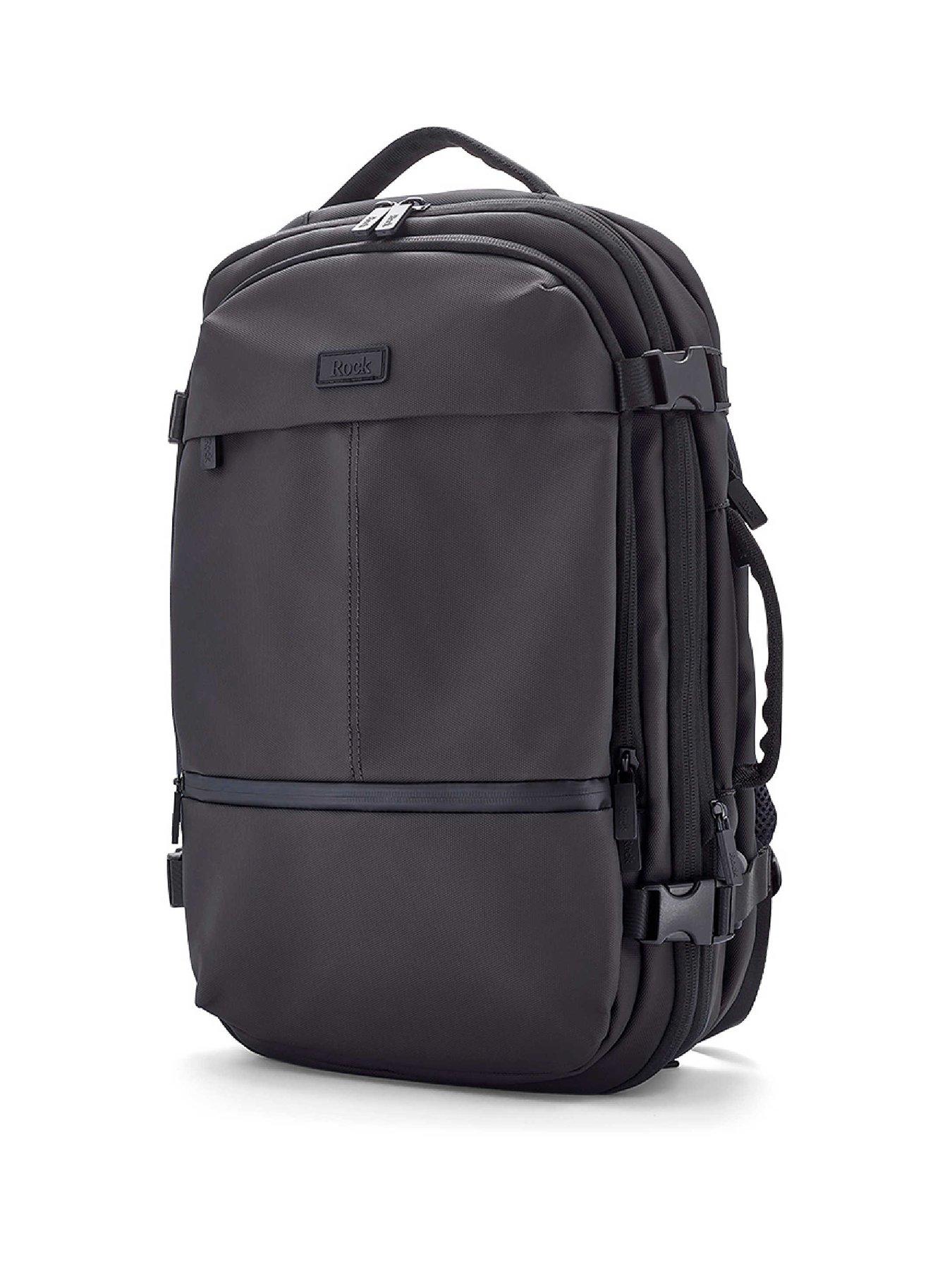 rock-luggage-belgravia-black-backpackfront