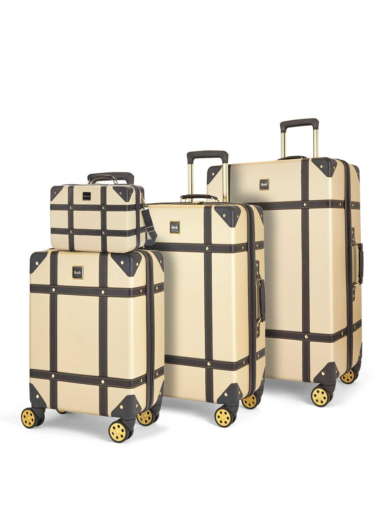 rock-luggage-vintage-gold-4pc-suitcase-setfront