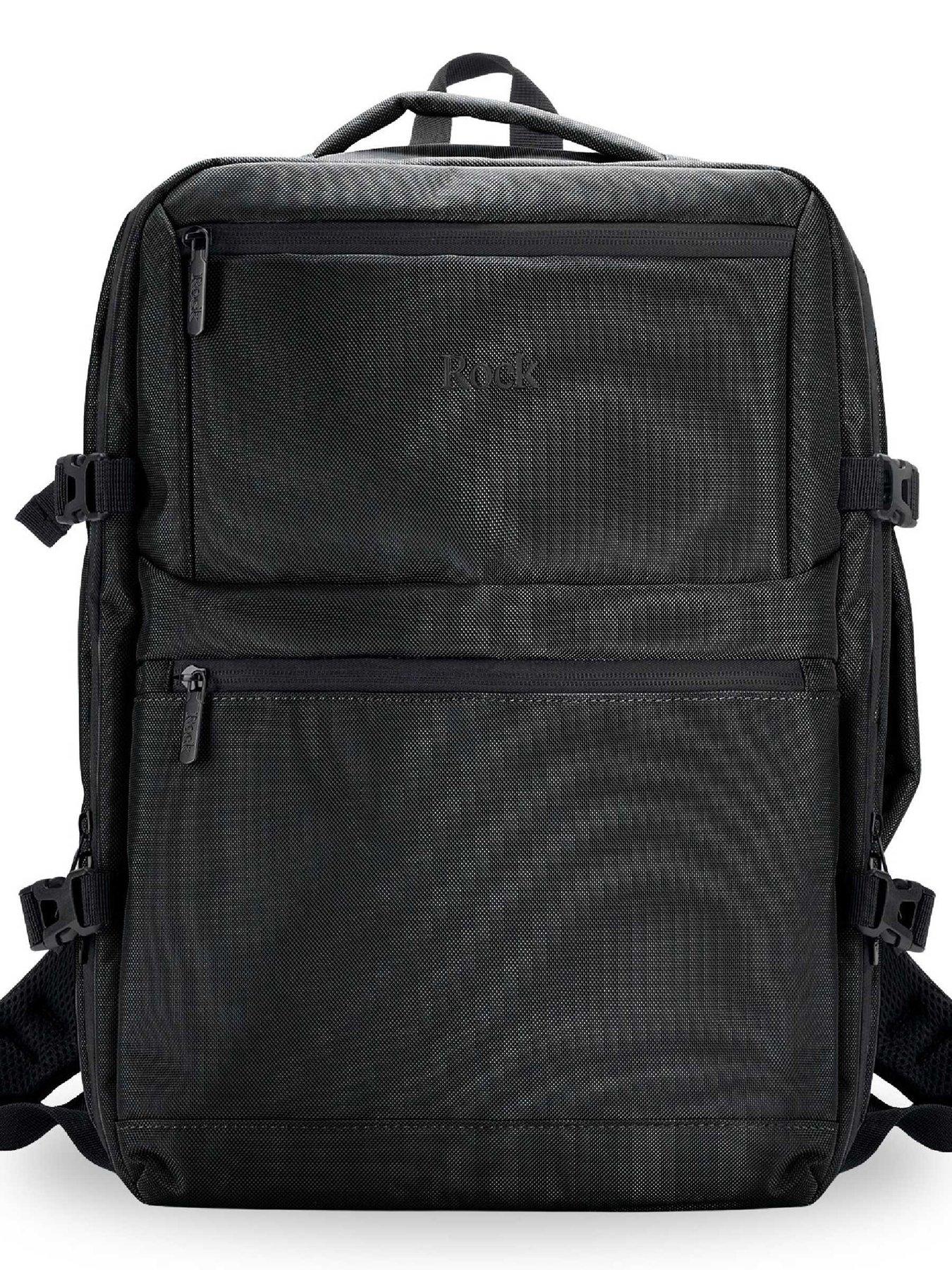 Image 2 of 5 of Rock Luggage Battersea Black Backpack Medium