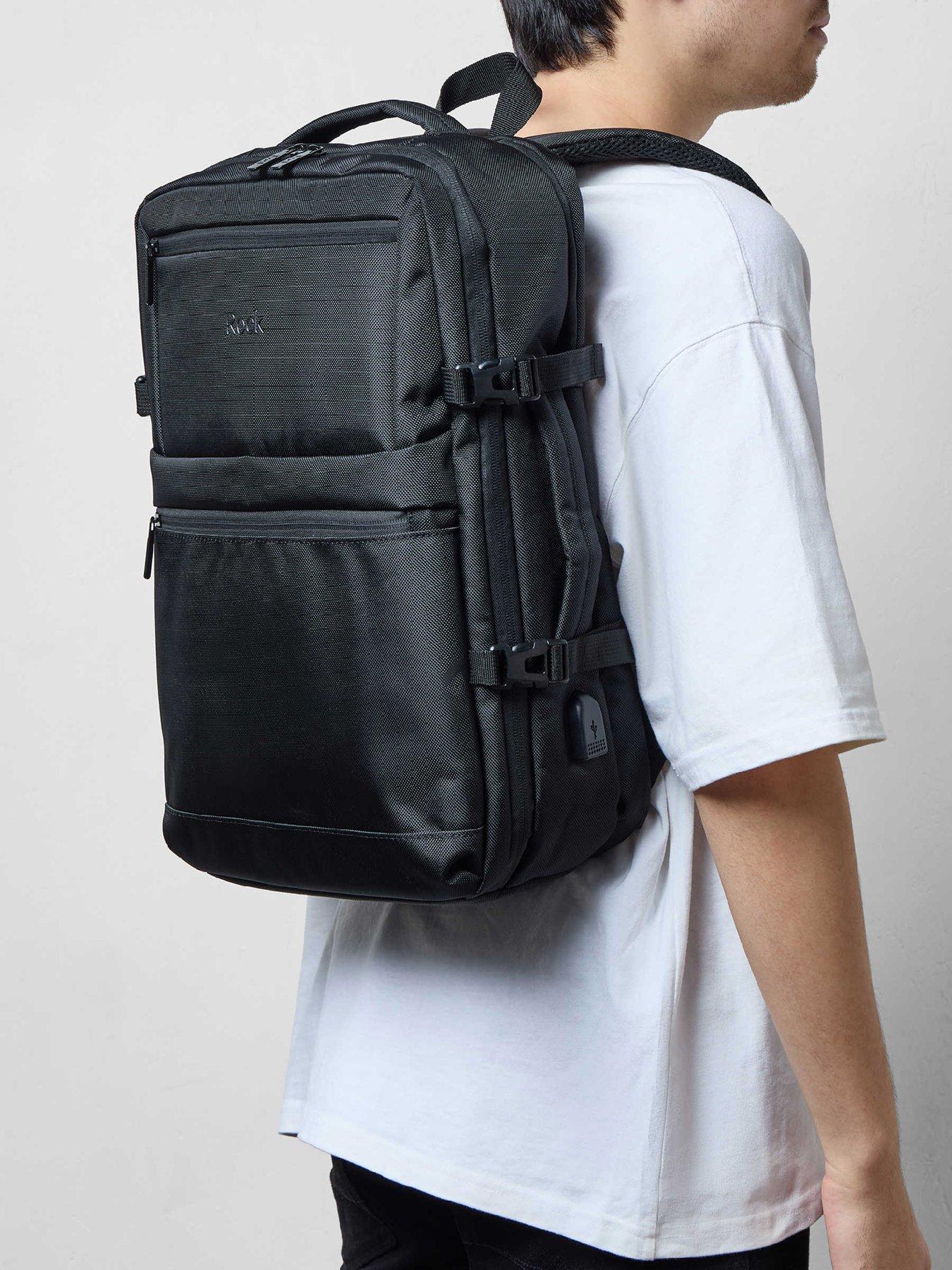 Image 5 of 5 of Rock Luggage Battersea Black Backpack Medium