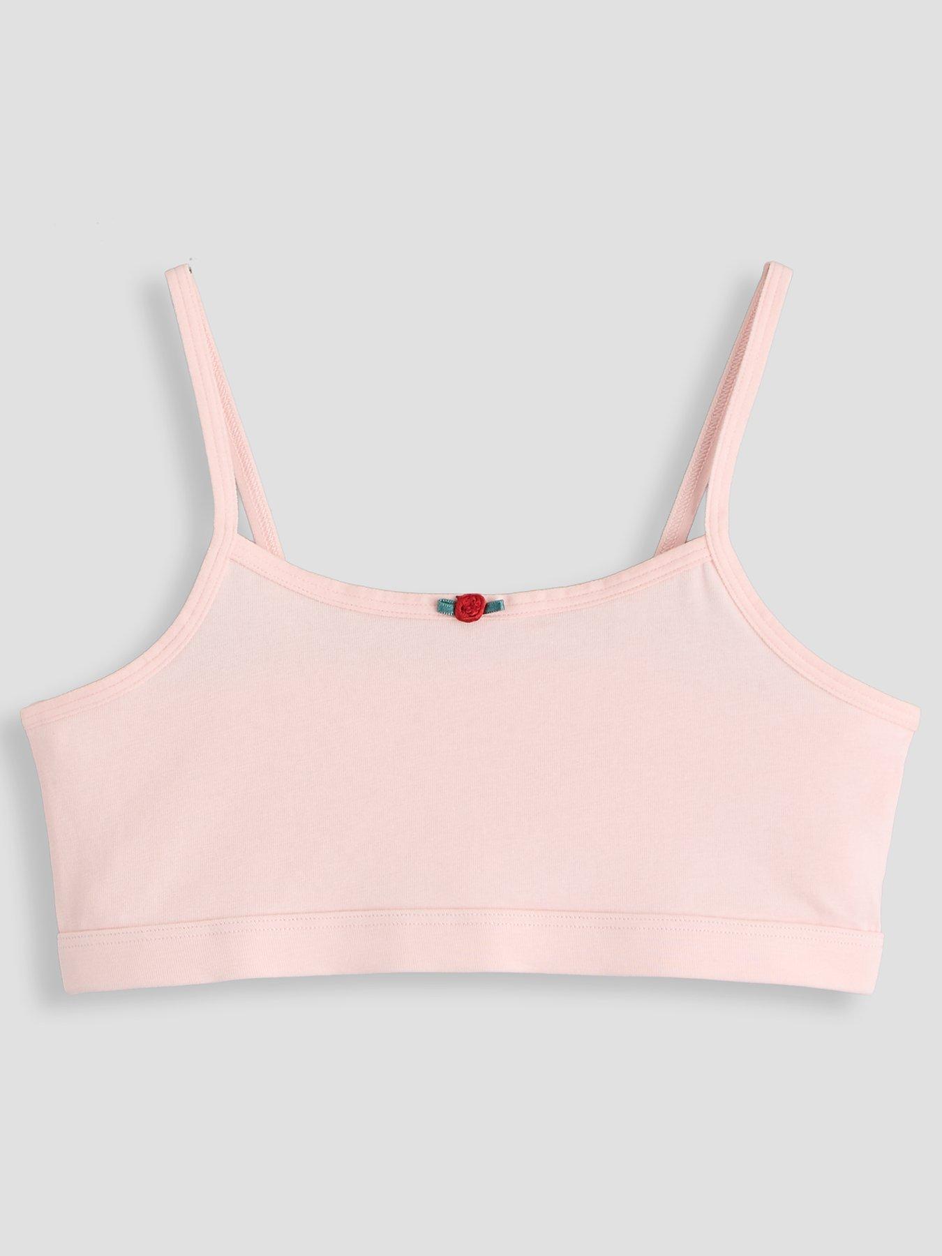Image 2 of 5 of The Very Collection Older Girls Blue Floral Print Crop Top 3pk