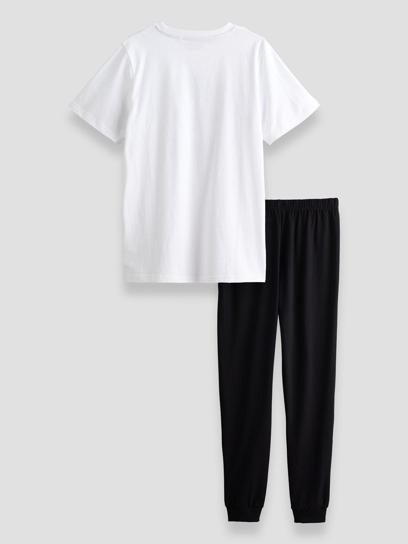 Image 2 of 5 of The Very Collection Boys Brooklyn Pj Set (3-16 years) - White