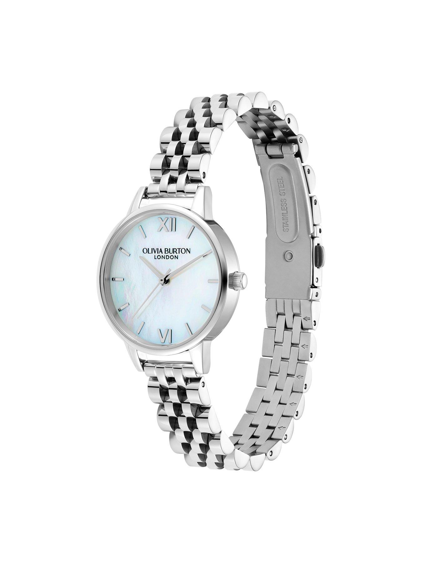 Image 2 of 6 of Olivia Burton Olivia Burton 30mm Mother of Pearl Stainless Steel Bracelet Watch