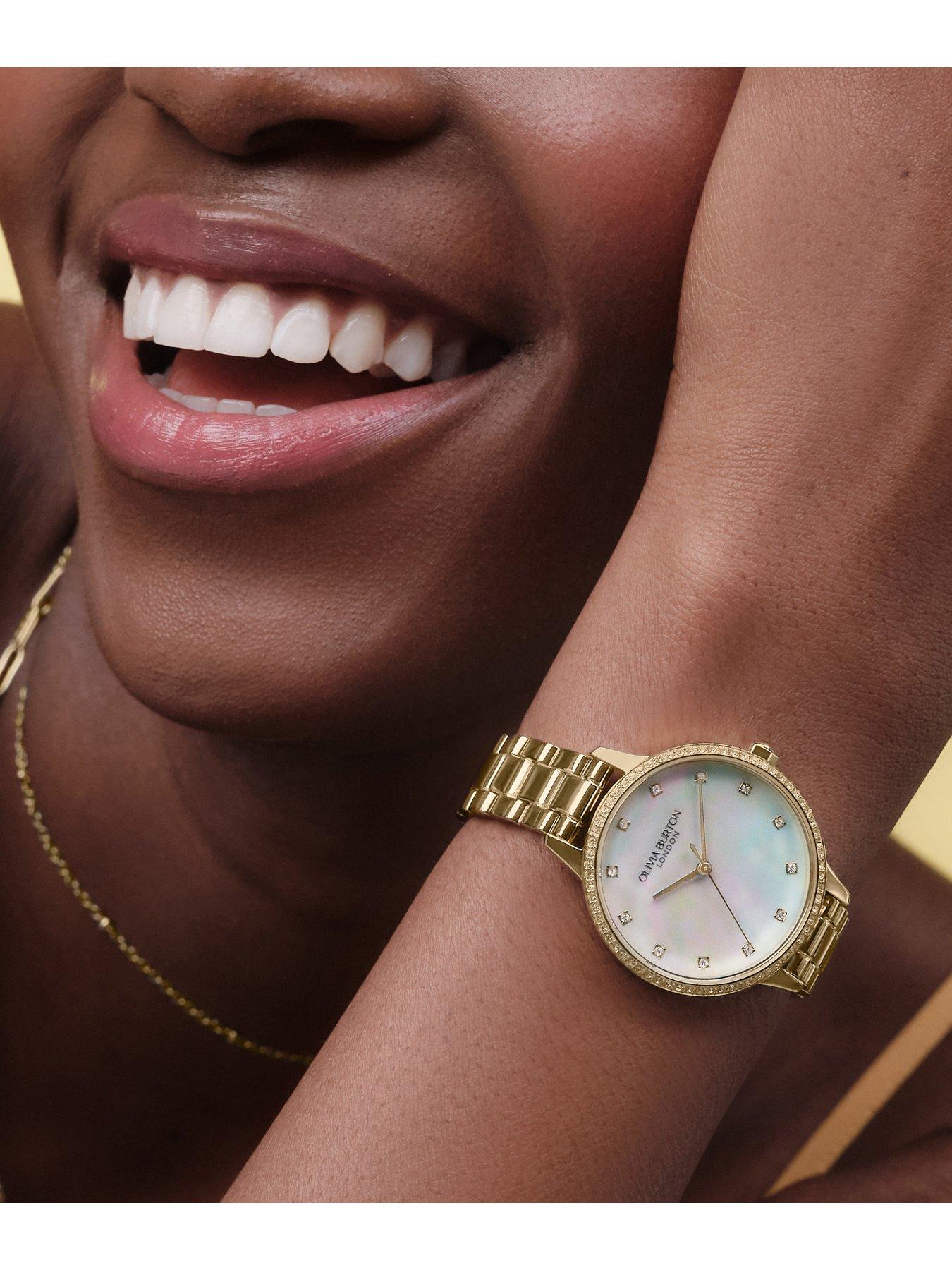 Image 3 of 8 of Olivia Burton 34mm Capitivate Gold IP Watch