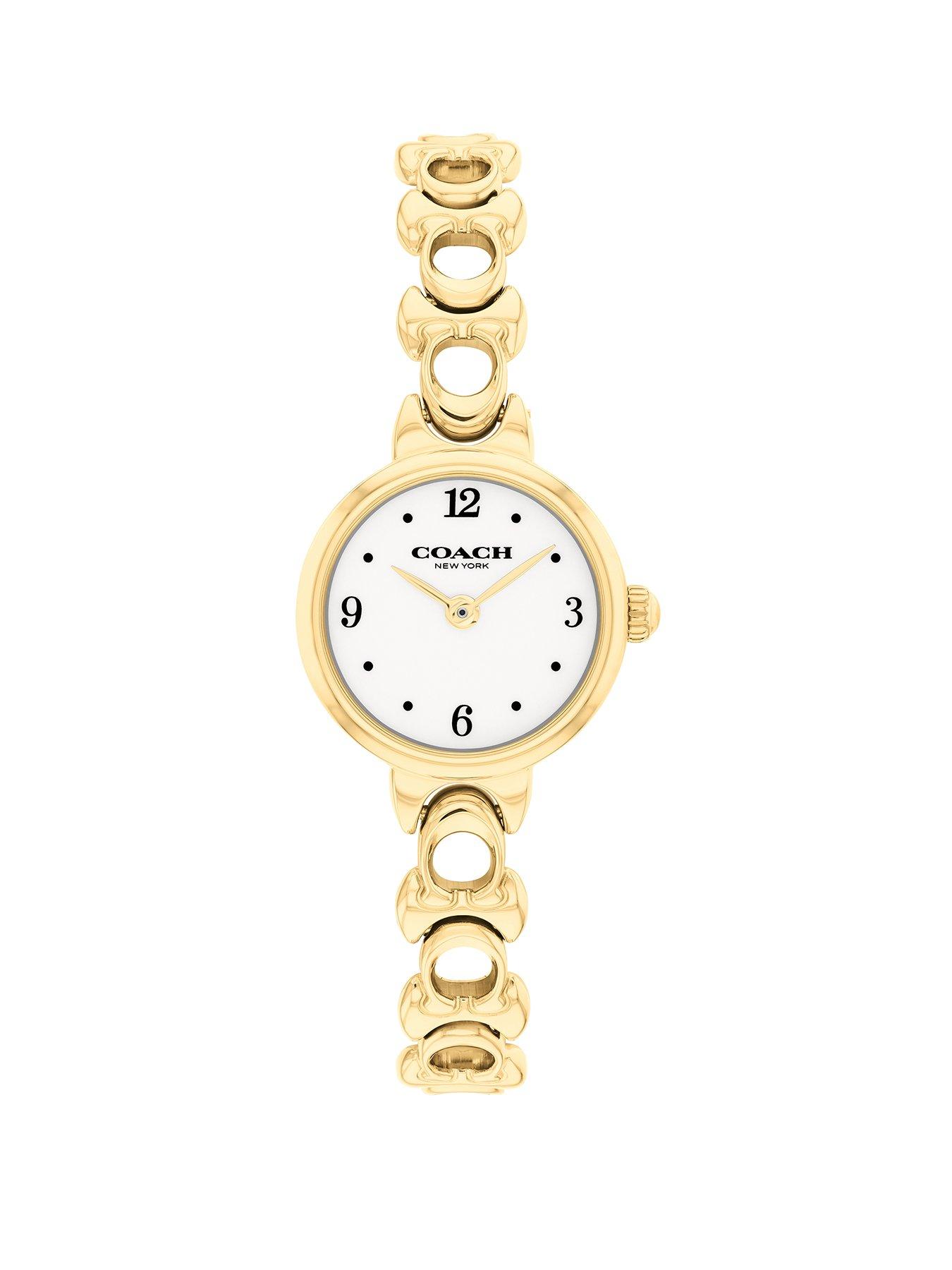 Image 1 of 5 of COACH Ladies Iris Gold Plated Bracelet Watch