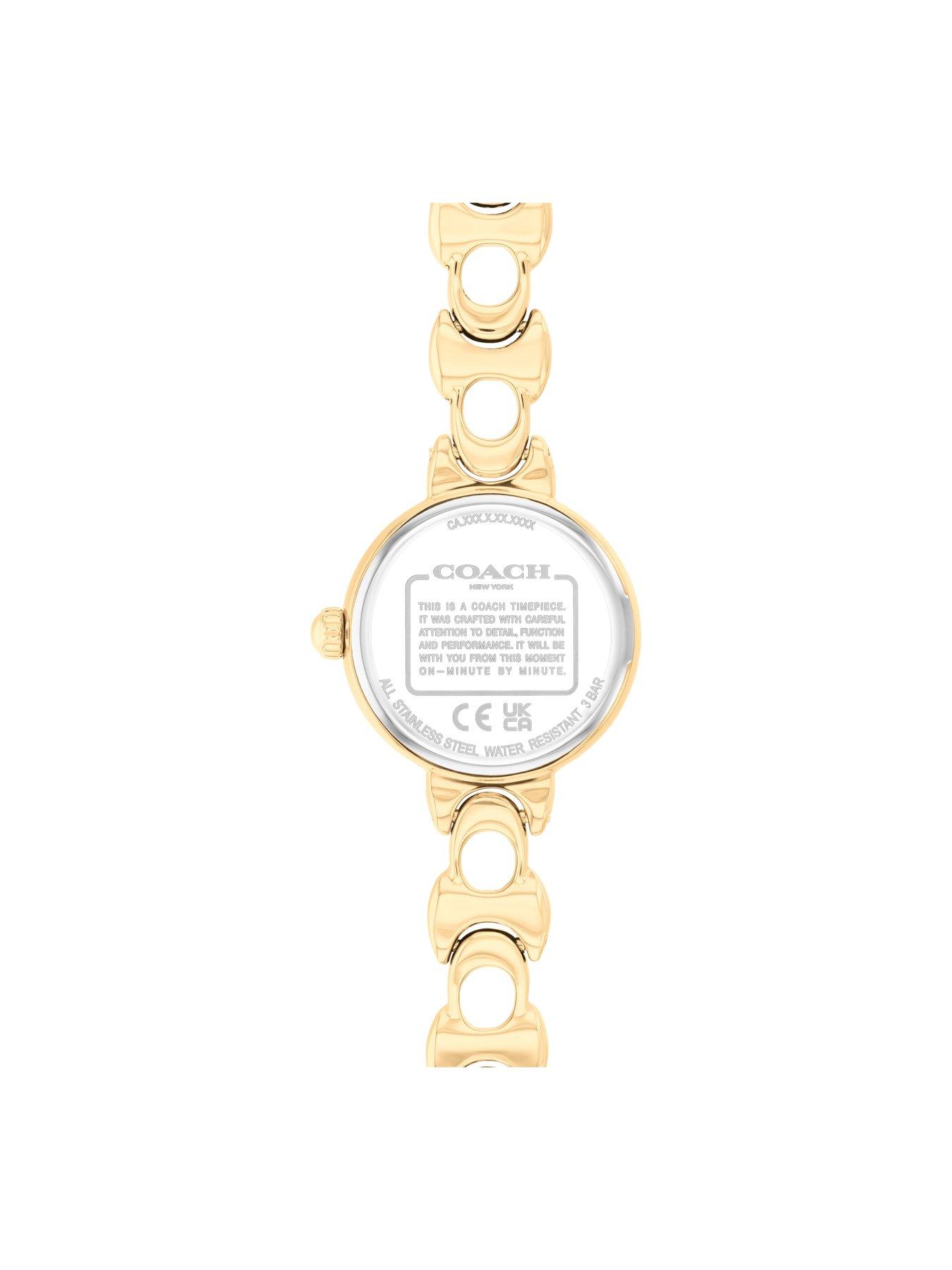 Image 2 of 5 of COACH Ladies Iris Gold Plated Bracelet Watch