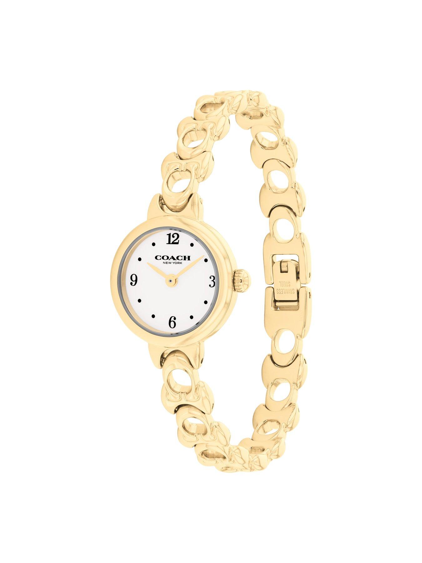 Image 3 of 5 of COACH Ladies Iris Gold Plated Bracelet Watch