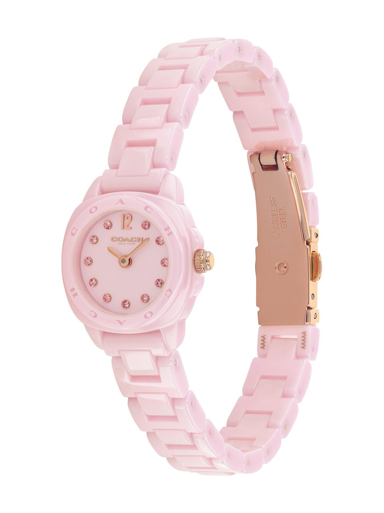 coach-ladies-pink-ceramic-kitt-watchstillFront