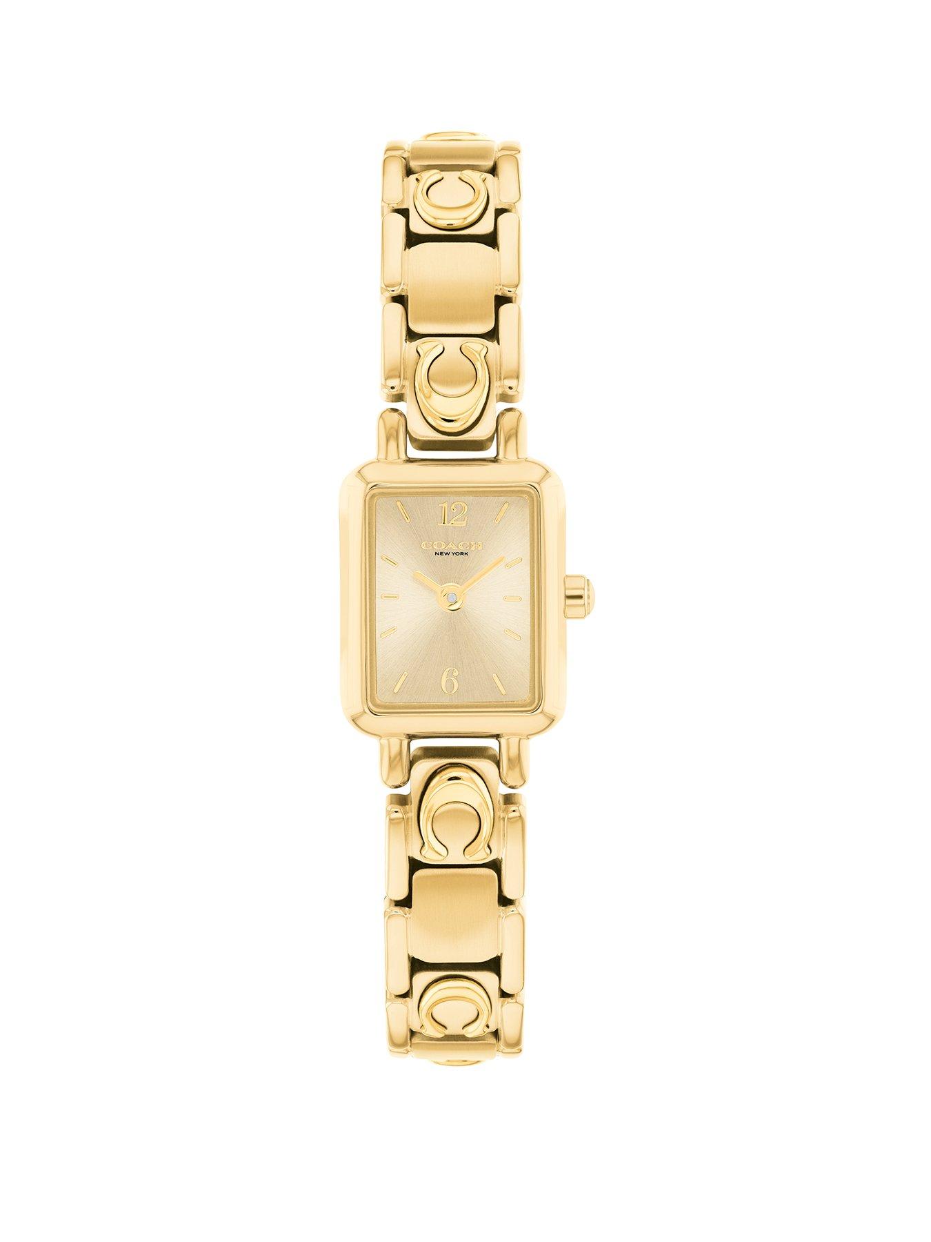 Image 1 of 4 of COACH Coach Ladies Mara Gold Plated Bracelet Watch