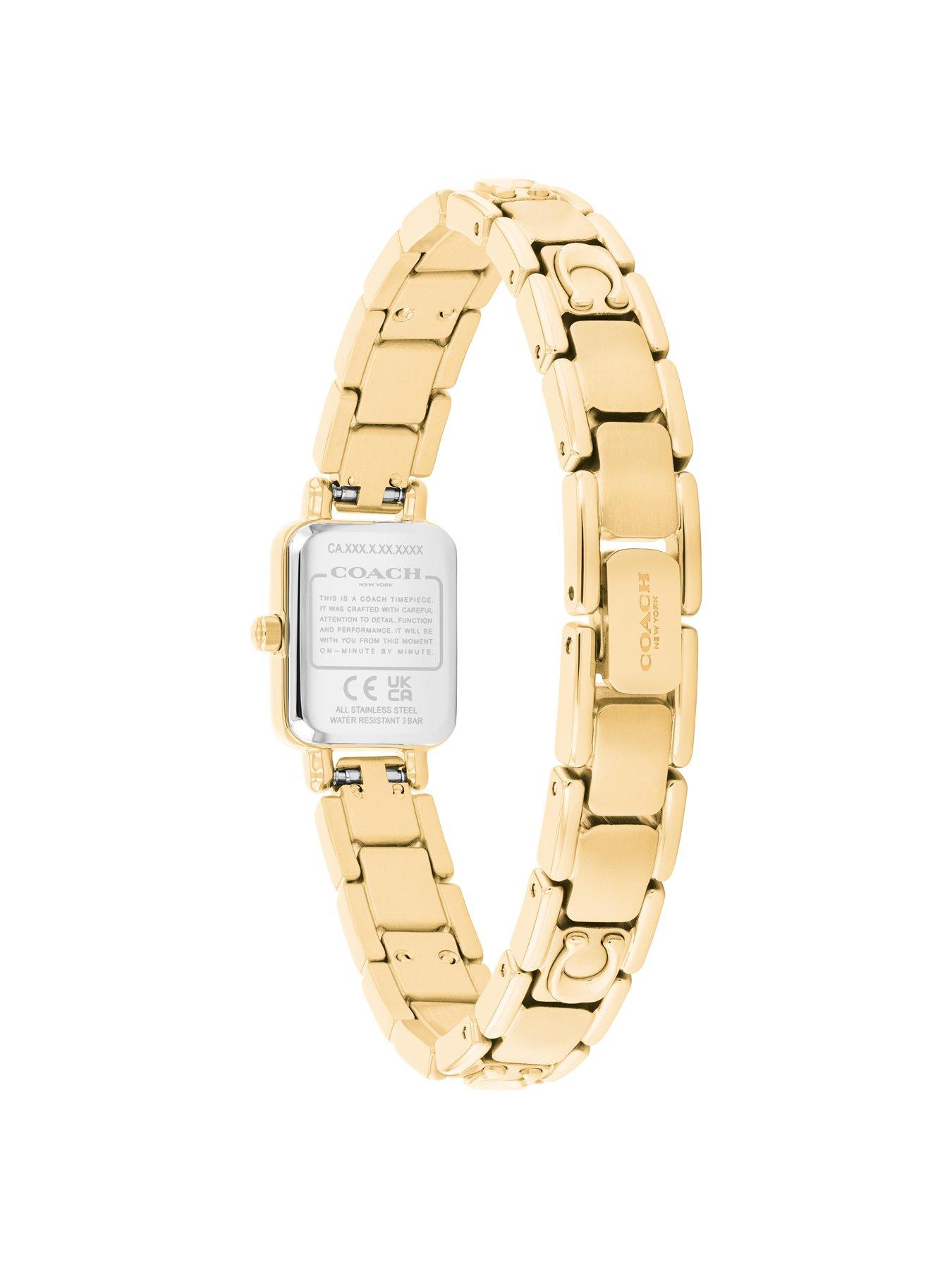 Image 3 of 4 of COACH Coach Ladies Mara Gold Plated Bracelet Watch