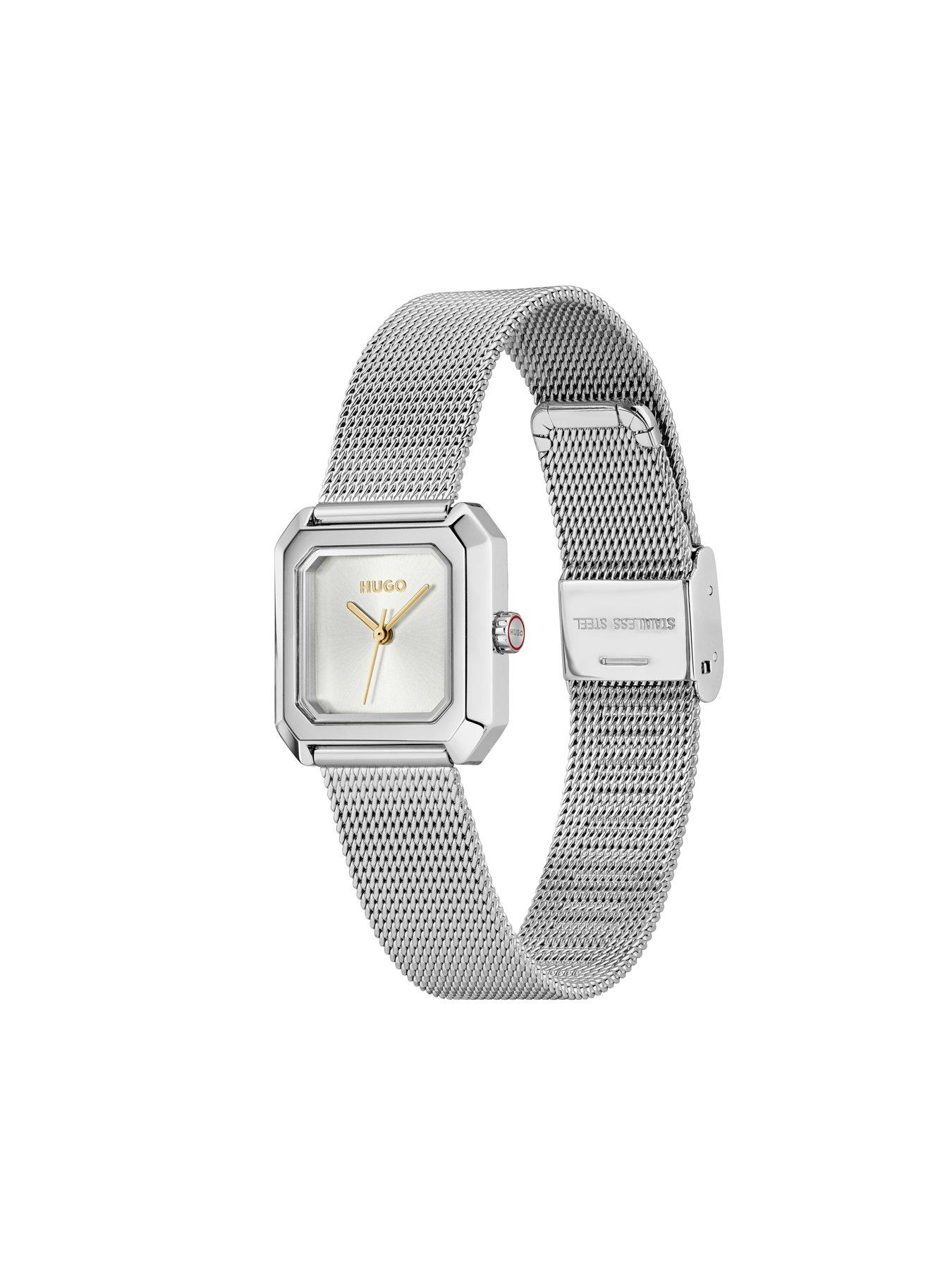 Image 3 of 7 of HUGO Stainless Steel Mesh Hazel Bracelet Watch