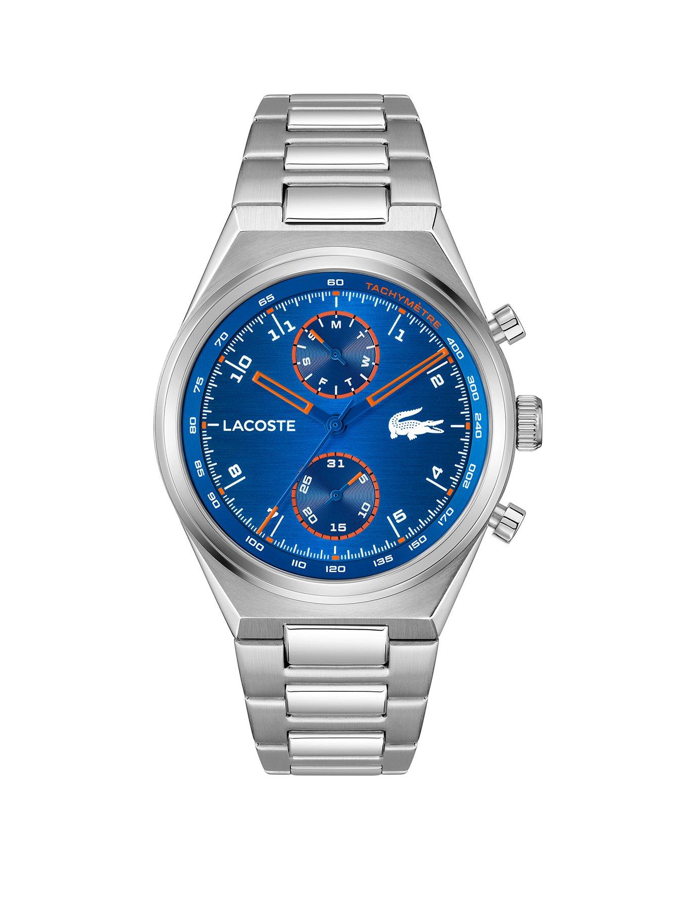 Lacoste Lacoste Mens Line Racer Stainless Steel Multifunction Watch ...
